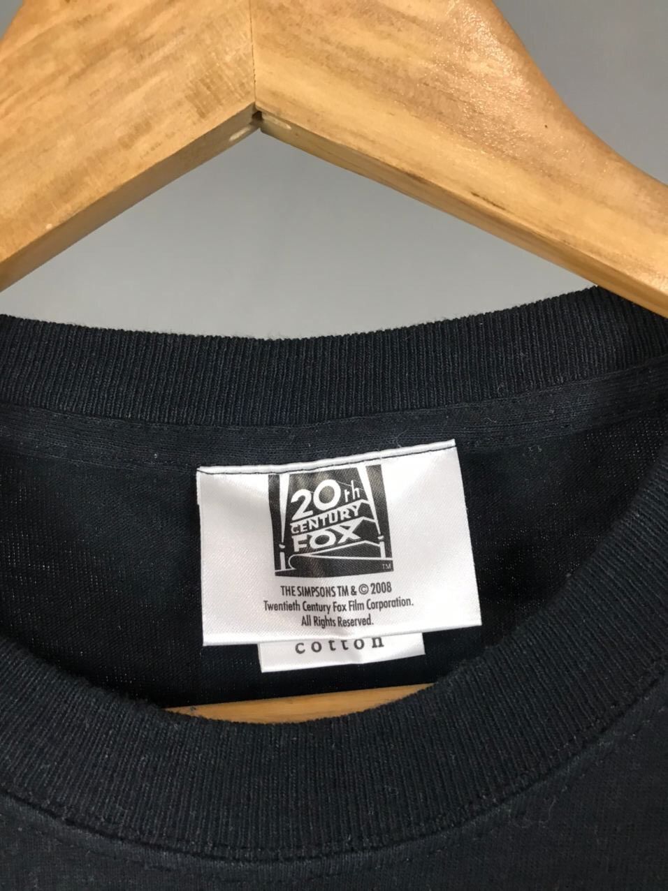 The Simpsons The Simpsons 2007 Vintage Black Rock Tee Size US L / EU 52-54 / 3 - 7 Thumbnail