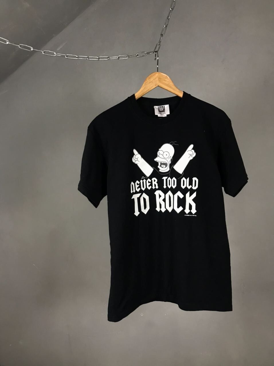 The Simpsons The Simpsons 2007 Vintage Black Rock Tee Size US L / EU 52-54 / 3 - 1 Thumbnail