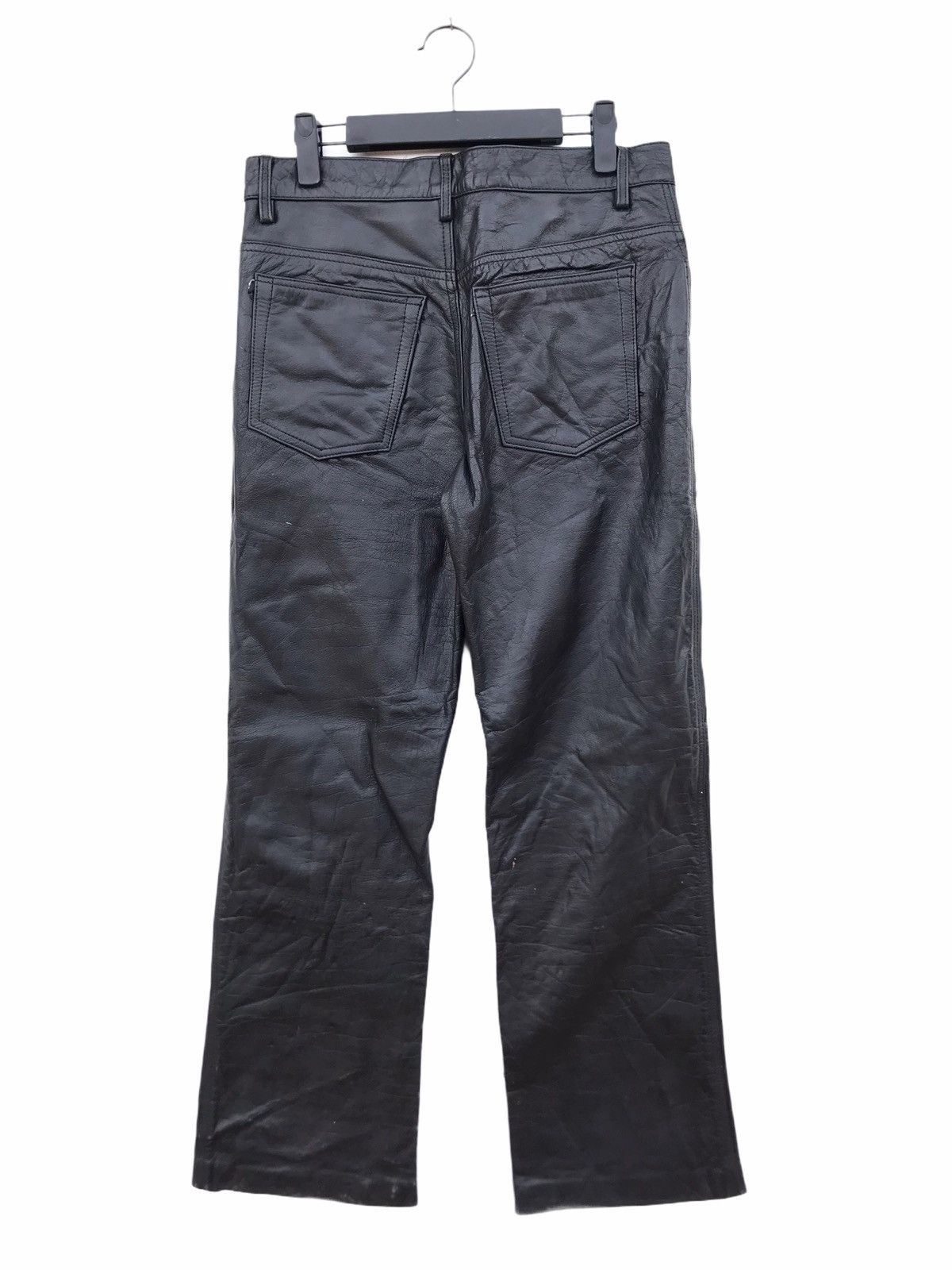 Japanese Brand Eezan Leather Pant Size US 32 / EU 48 - 1 Thumbnail