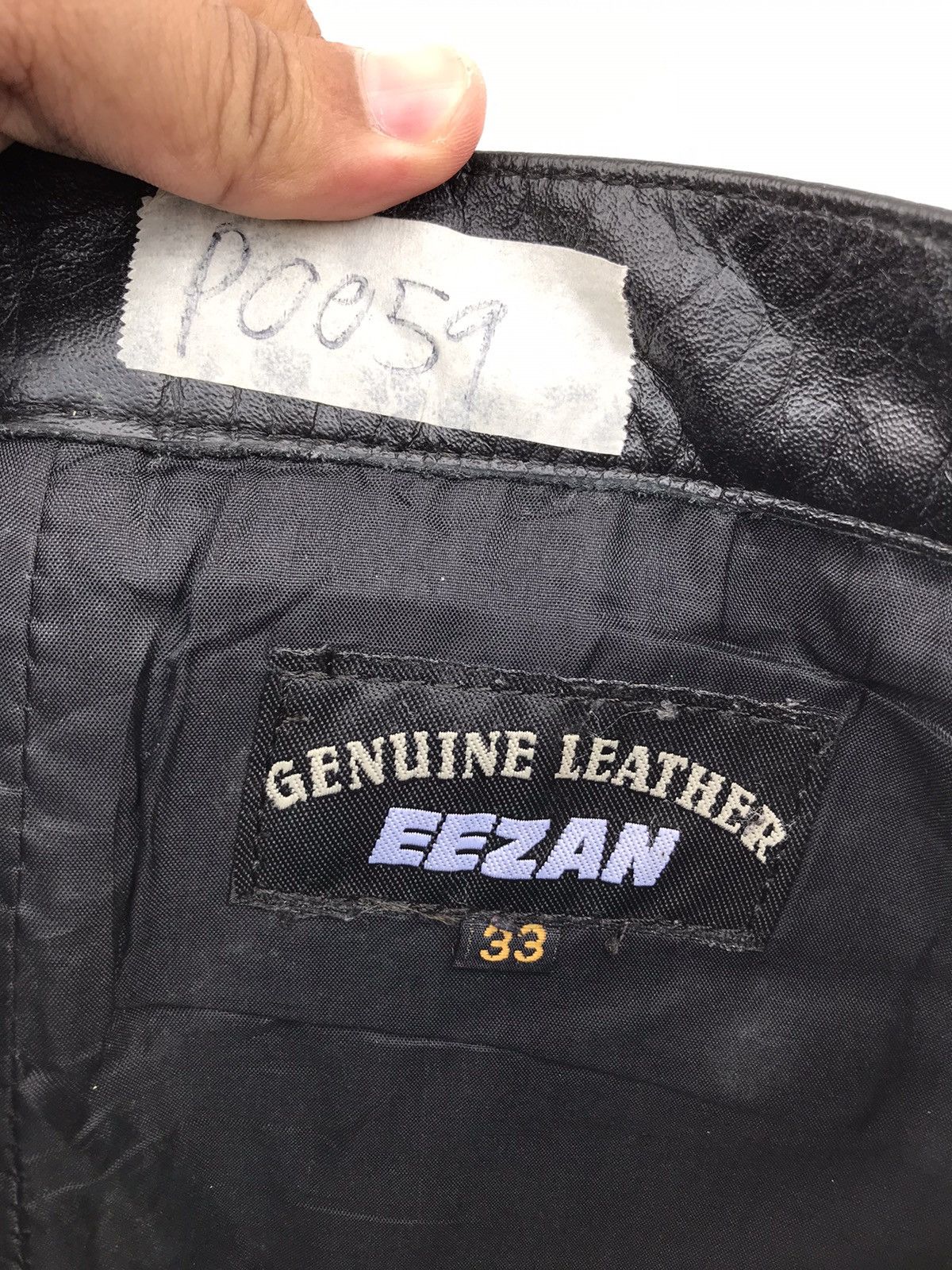 Japanese Brand Eezan Leather Pant Size US 32 / EU 48 - 5 Thumbnail