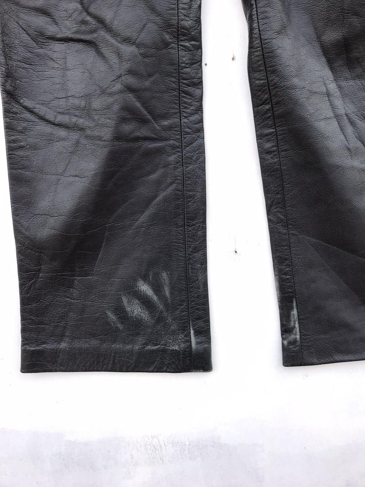 Japanese Brand Eezan Leather Pant Size US 32 / EU 48 - 4 Thumbnail