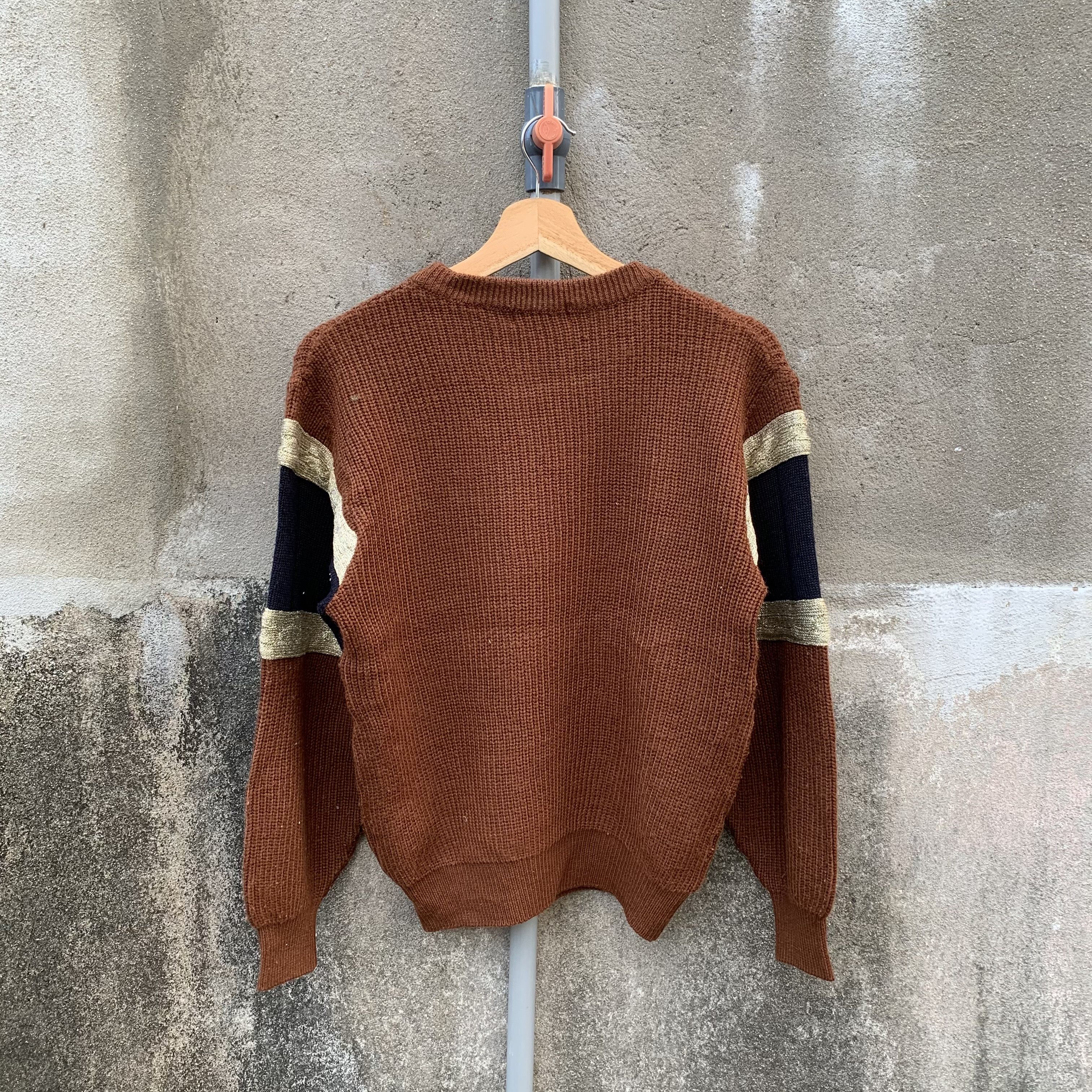 Vintage SEND OFFER🔥Vtg Paris Lag Tokyo Knit Embroidery Golf Sweater Size US S / EU 44-46 / 1 - 11 Thumbnail