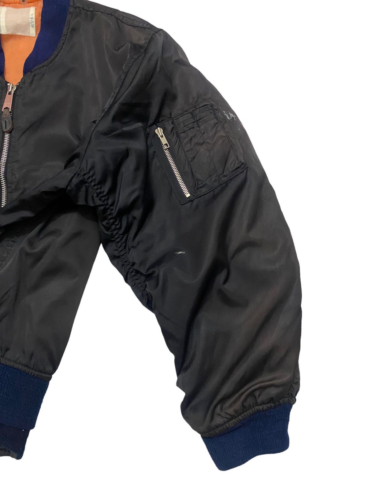 Japanese Brand Sun Faded Ma1 Bomber Jacket Size US L / EU 52-54 / 3 - 9 Thumbnail