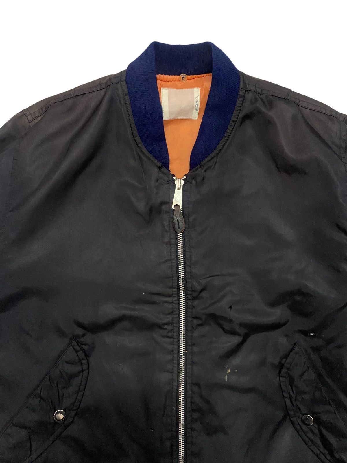 Japanese Brand Sun Faded Ma1 Bomber Jacket Size US L / EU 52-54 / 3 - 4 Thumbnail