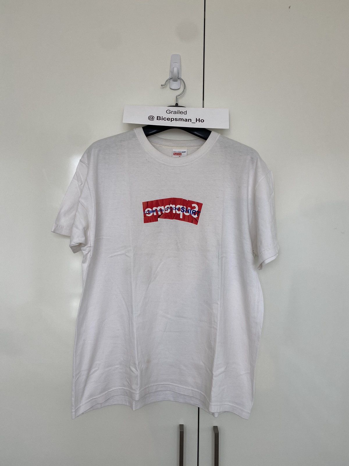 Supreme Commes De Garcon White Shirt Supreme Comme Des Garcons