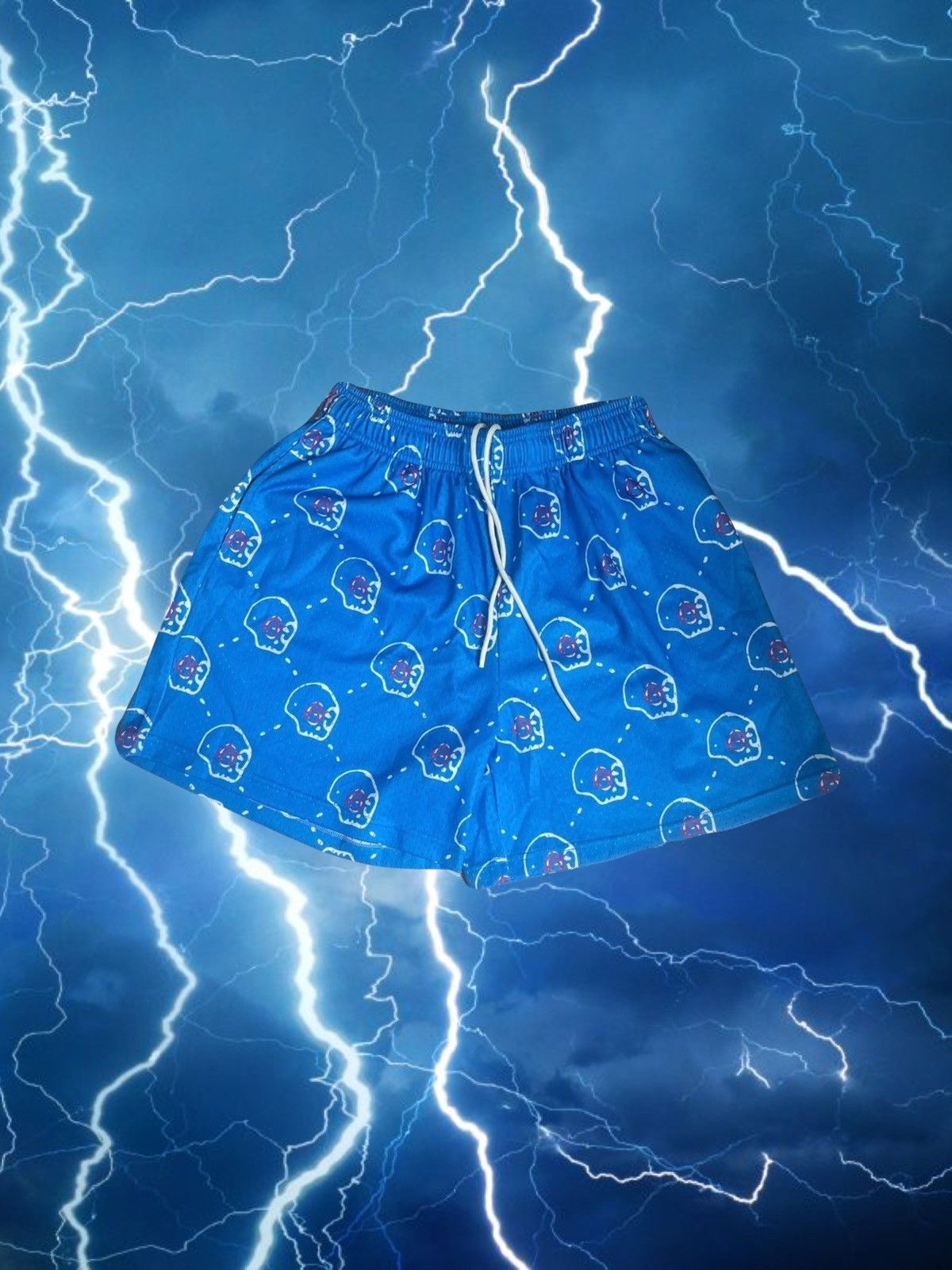 Bravest Studios Austen.AG x Bravest Studios SS22 Anarchy Shorts Blue Sz XL Size US 34 / EU 50 - 1 Thumbnail