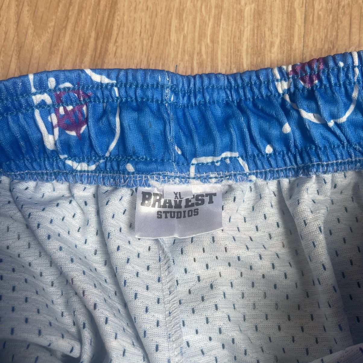 Bravest Studios Austen.AG x Bravest Studios SS22 Anarchy Shorts Blue Sz XL Size US 34 / EU 50 - 6 Thumbnail