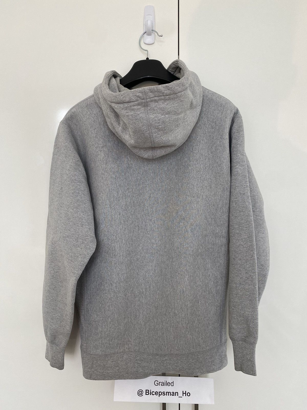 Supreme Supreme Red on Grey Box logo Hoodie XL FW14 | Grailed