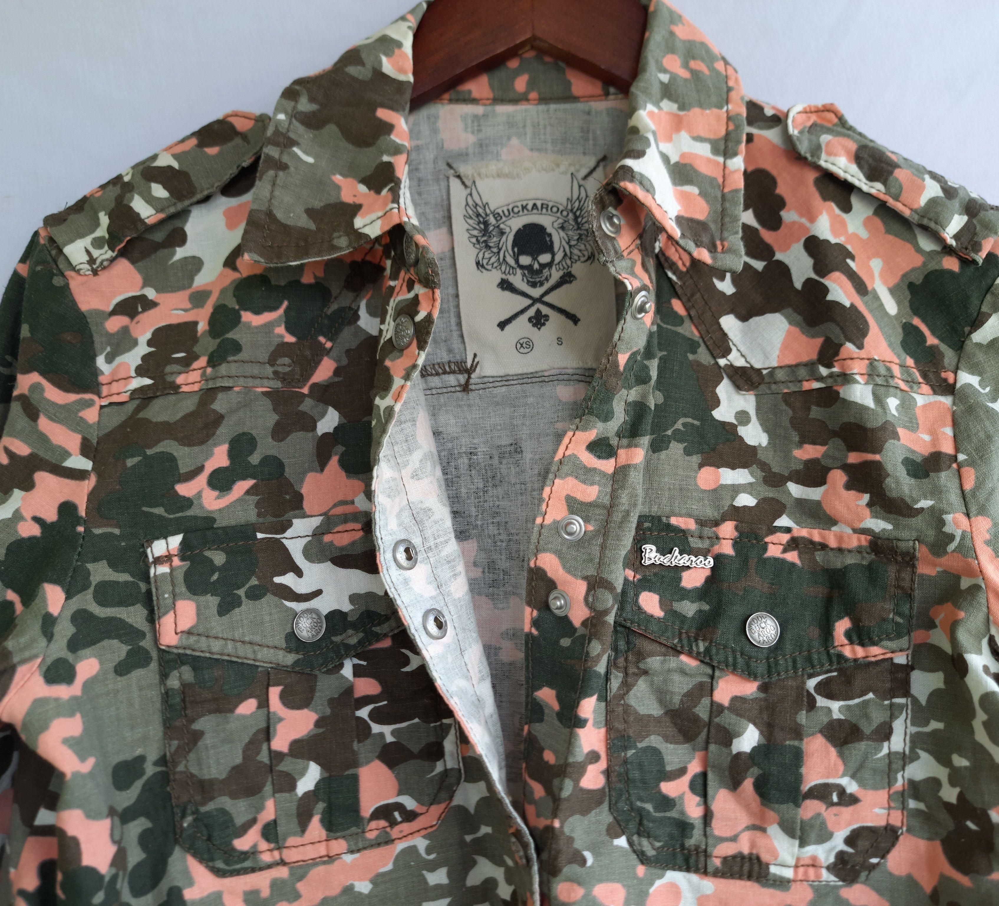 BUCKAROO Y2K Buckaroo Camo Shirts japan Size XS / US 0-2 / IT 36-38 - 5 Thumbnail