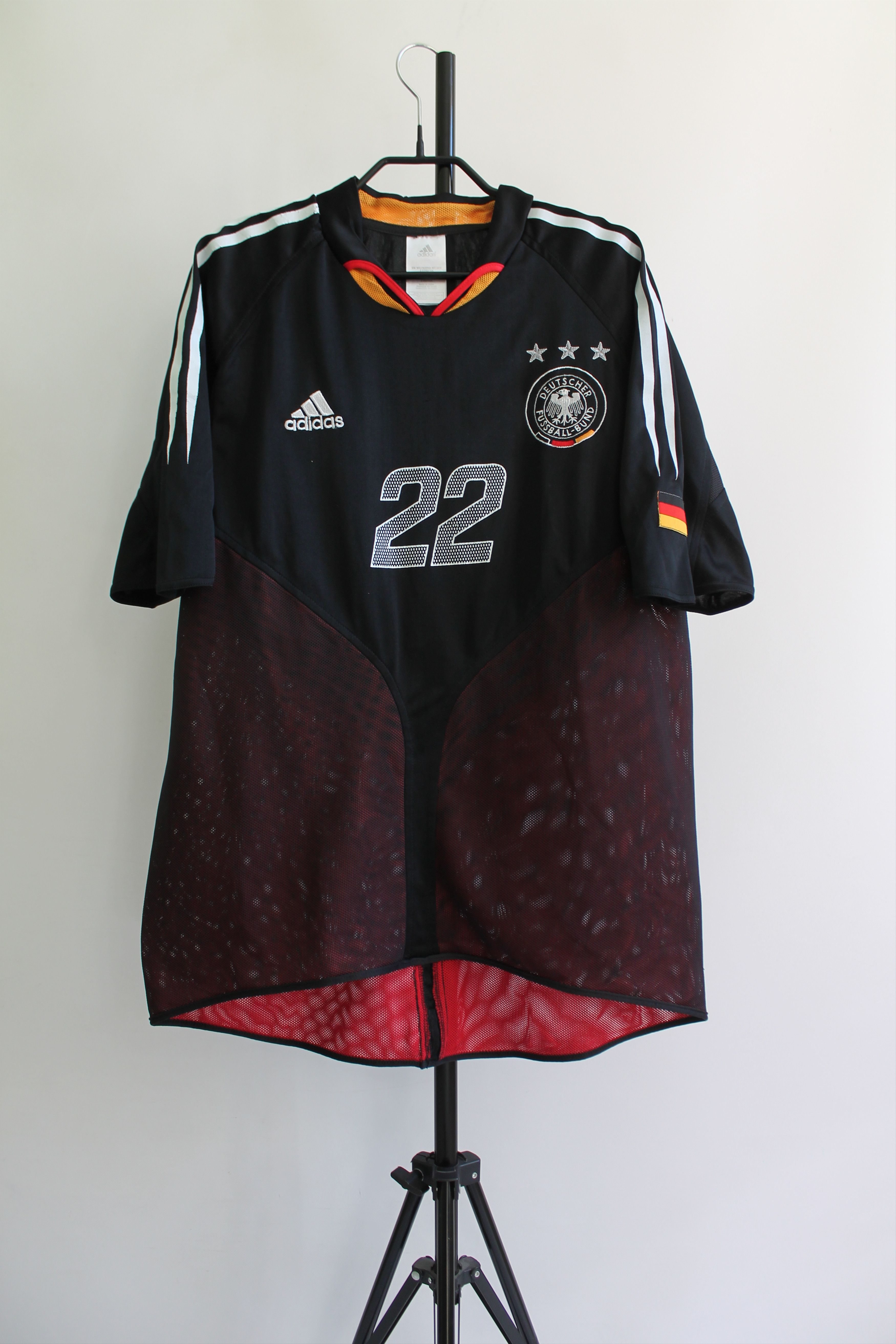 Vintage 2004 / 05 KURANYI 22 Germany Away REPLICA jersey shirt Size US L / EU 52-54 / 3 - 9 Thumbnail