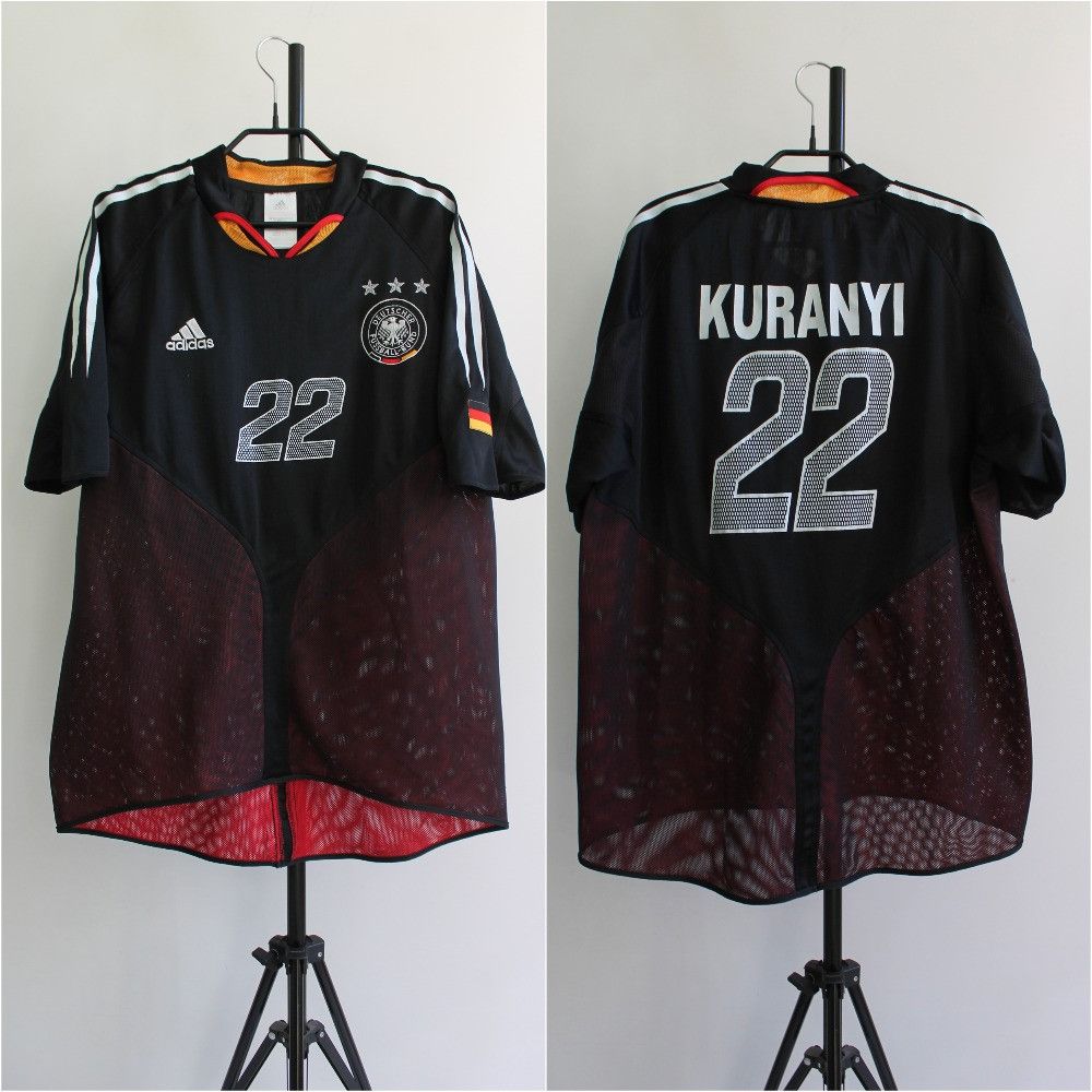 Vintage 2004 / 05 KURANYI 22 Germany Away REPLICA jersey shirt Size US L / EU 52-54 / 3 - 1 Thumbnail