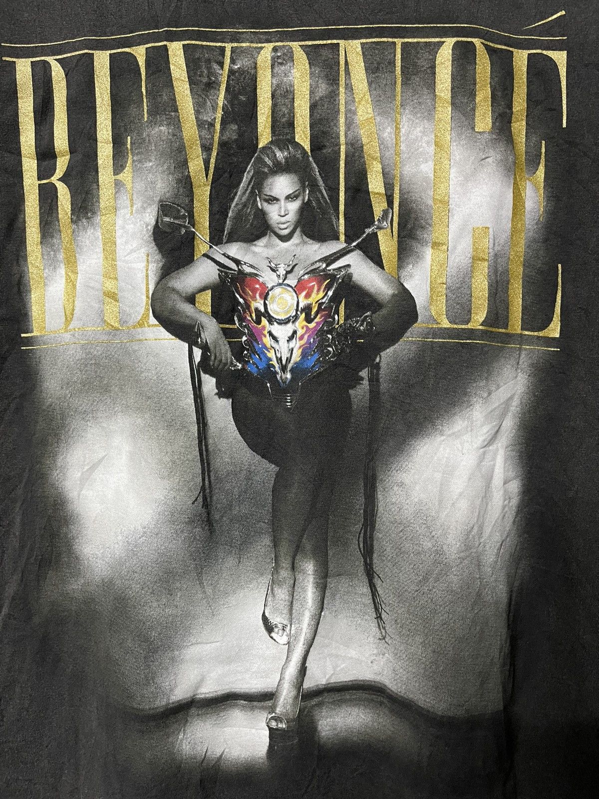 Rap Tees × Vintage Vintage Y2K Beyonce Tour Rap Tees Size US M / EU 48-50 / 2 - 2 Thumbnail