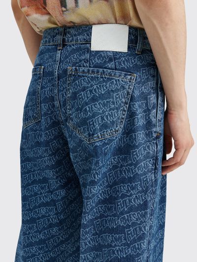 Fucking Awesome FUCKING AWESOME BAGGY JEANS STAMP DENIM PANTS TROUSERS Size US 32 / EU 48 - 5 Thumbnail