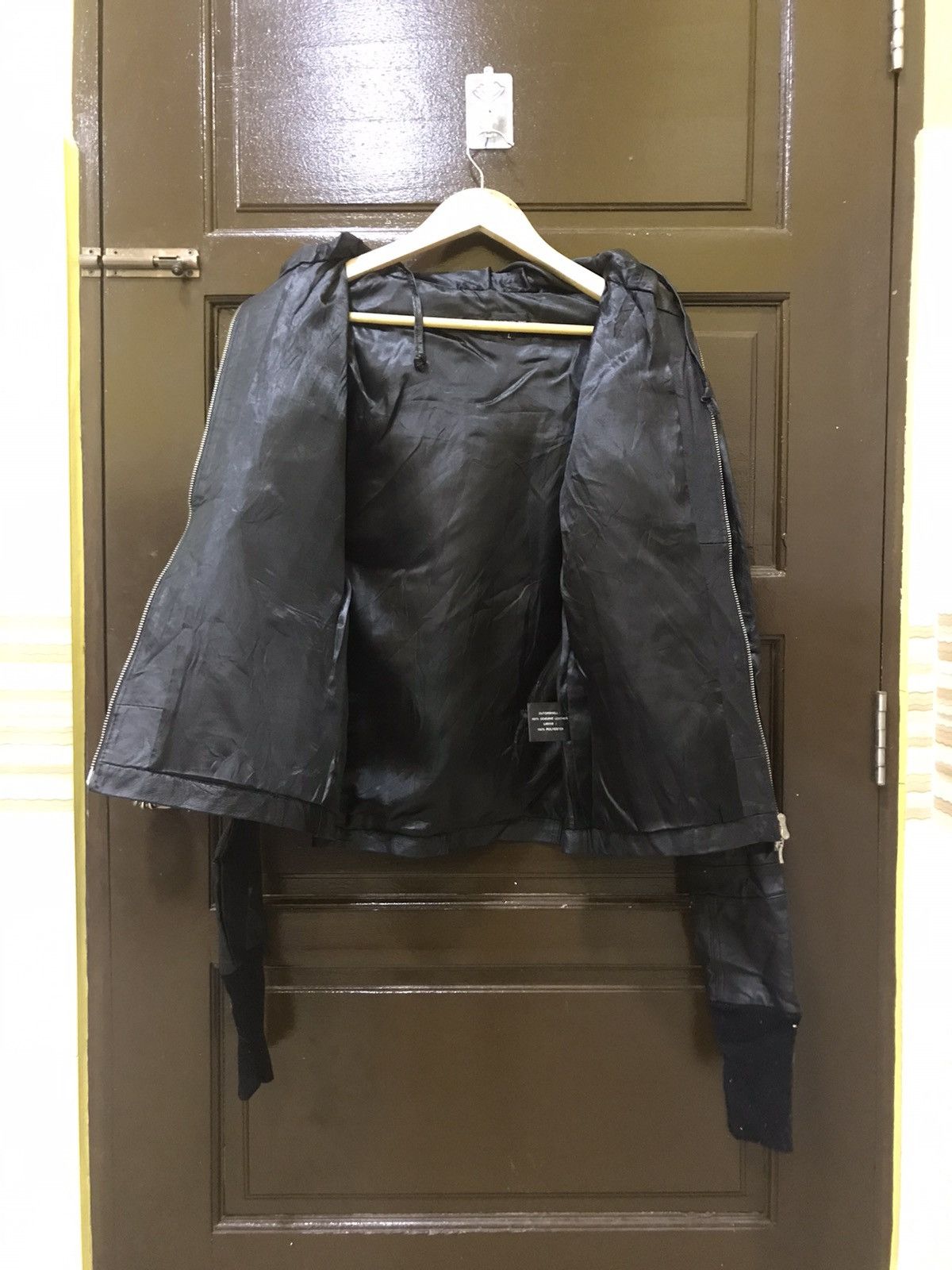 Japanese Brand SHIMOKITAZAWA RINGO LETHER JACKET Size US L / EU 52-54 / 3 - 3 Thumbnail
