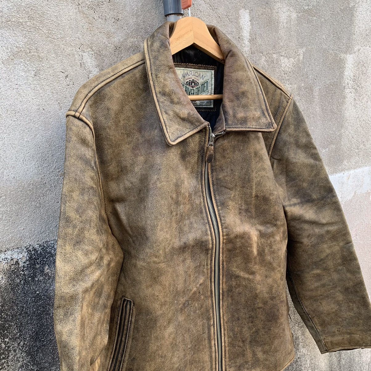 Genuine Leather × Vintage STEALS💥80’s Vintage Skulls Talon Zipper Leather RARE Jacket Size US M / EU 48-50 / 2 - 7 Thumbnail