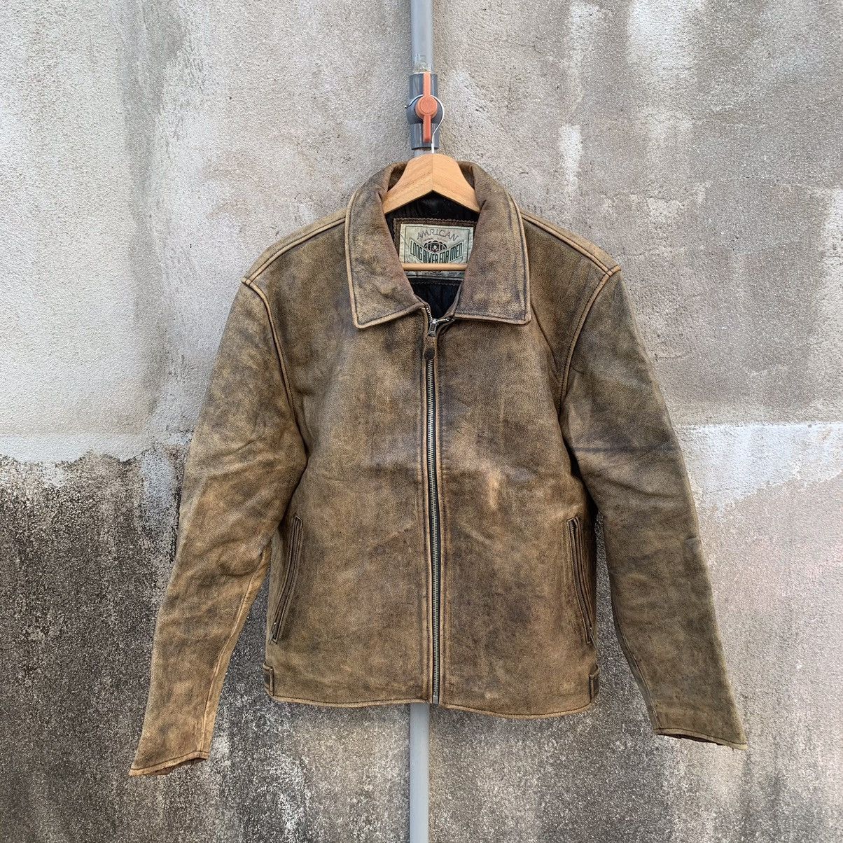 Genuine Leather × Vintage STEALS💥80’s Vintage Skulls Talon Zipper Leather RARE Jacket Size US M / EU 48-50 / 2 - 2 Thumbnail