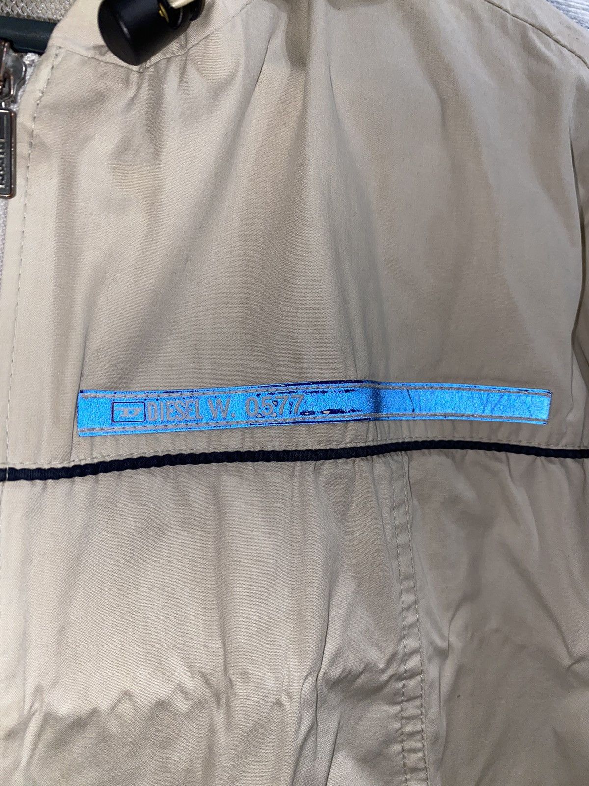 Diesel Diesel Vintage Jacket Reflective Logo. Y2K Style. Size M / US 6-8 / IT 42-44 - 3 Thumbnail