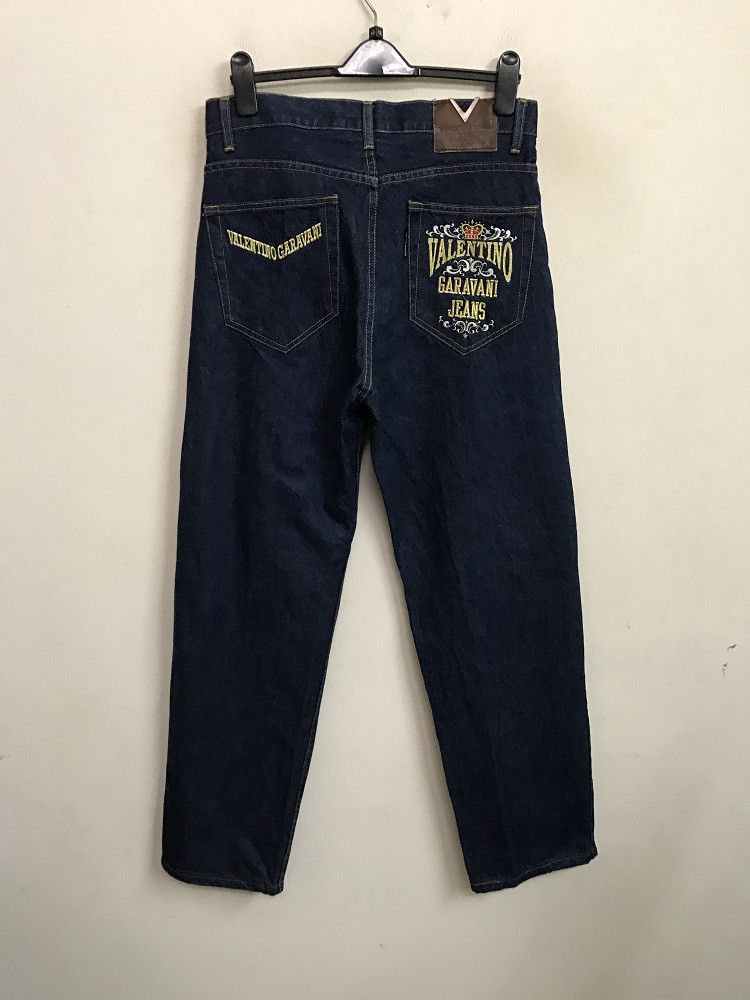 Valentino VALENTINO GARAVANI JEANS Embroidery Blue Denim Size US 34 / EU 50 - 7 Thumbnail