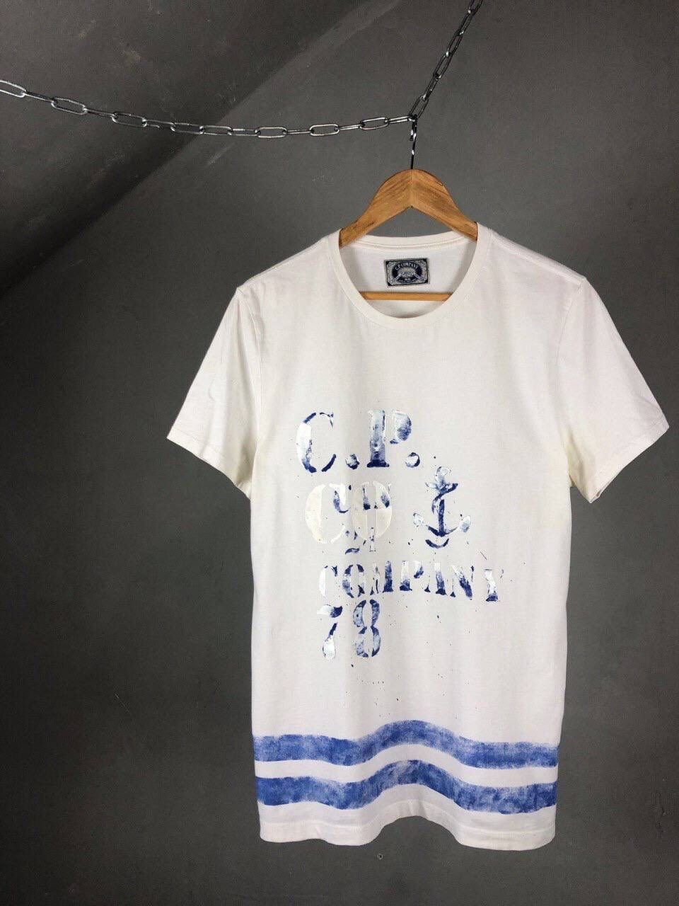 C.P. Company × Vintage C.P Company casual streetwear tee Size US L / EU 52-54 / 3 - 1 Thumbnail