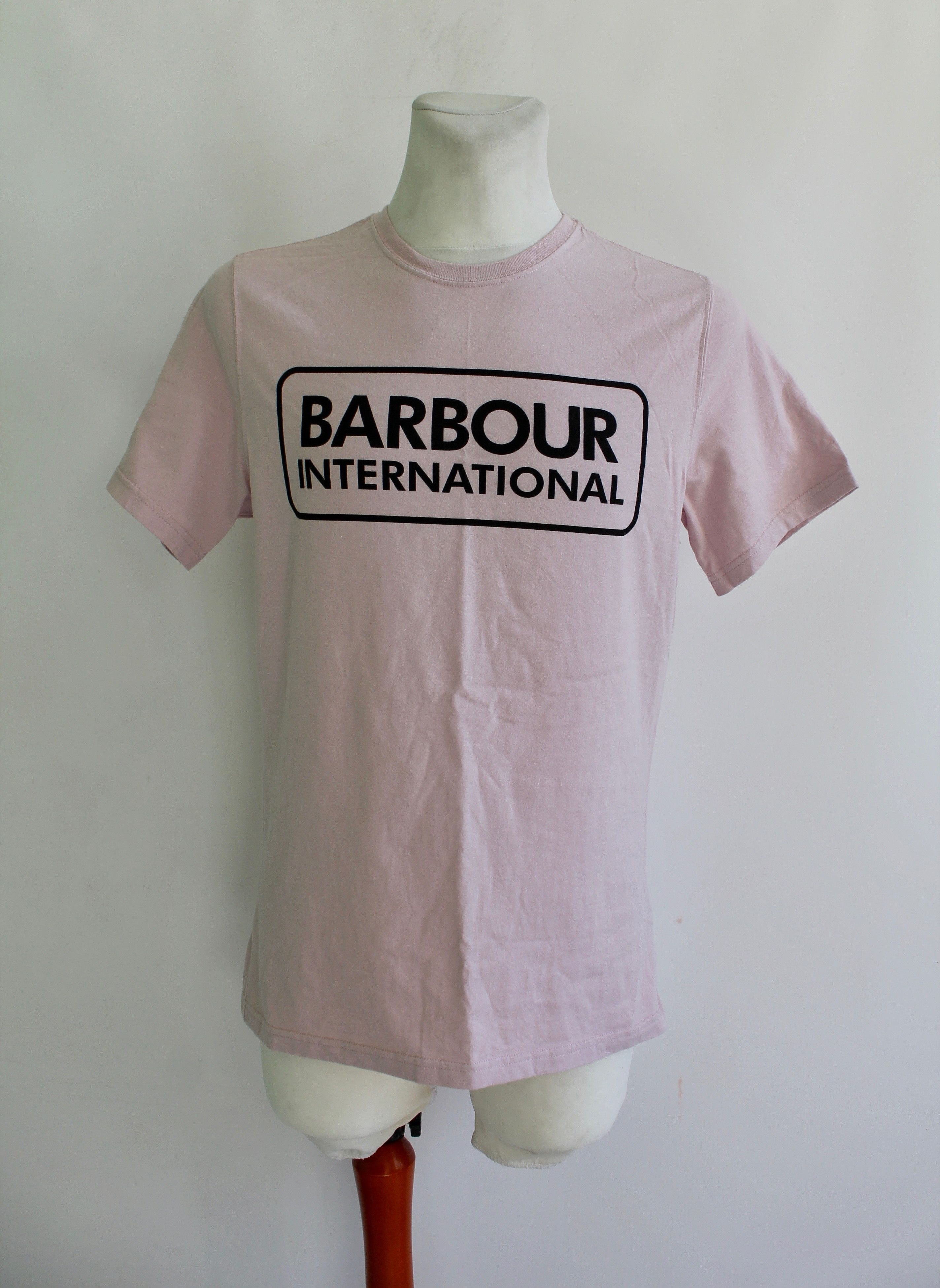 Barbour BARBOUR International pink t shirt tee crew neck M Size US M / EU 48-50 / 2 - 2 Thumbnail
