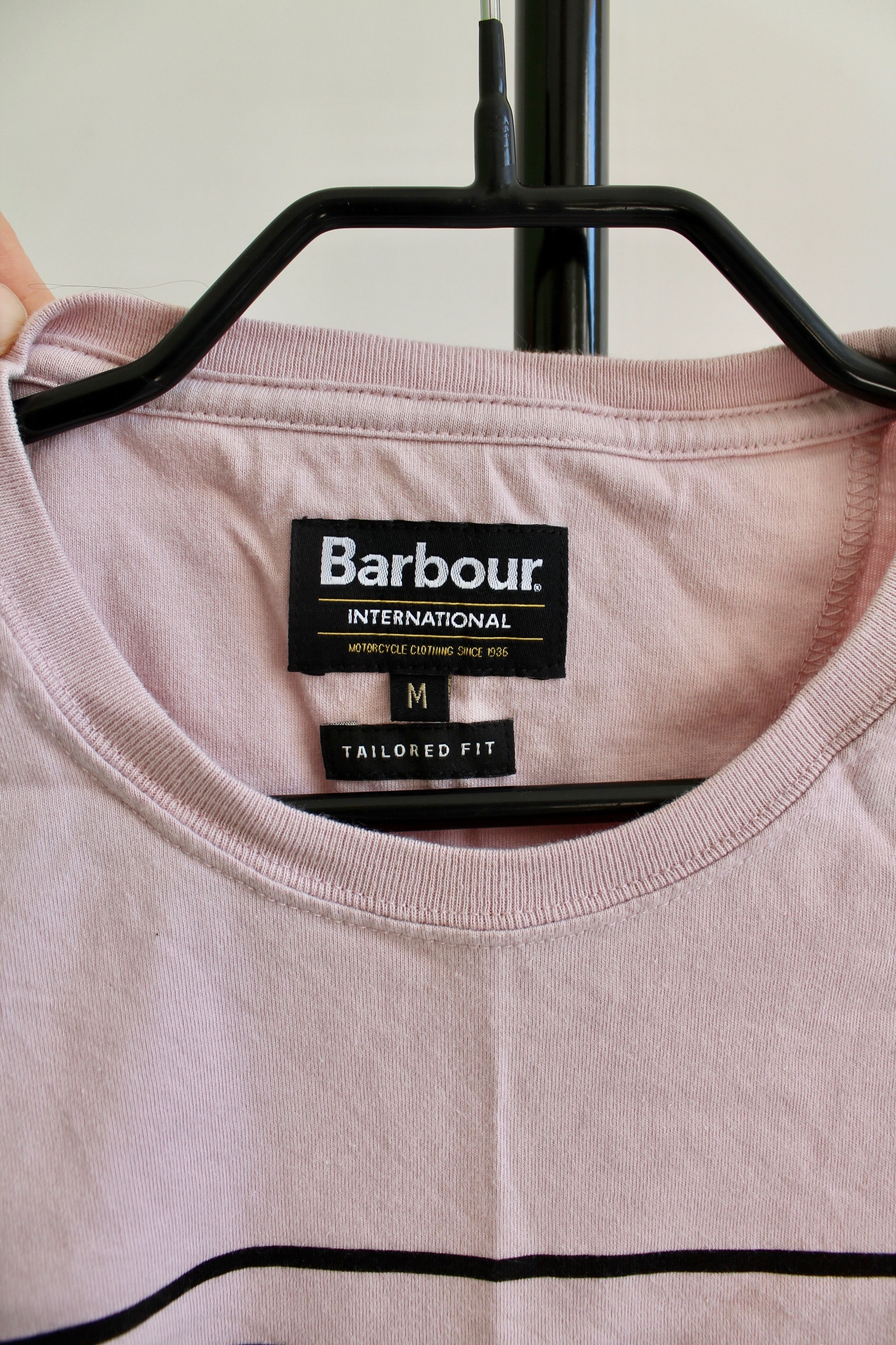 Barbour BARBOUR International pink t shirt tee crew neck M Size US M / EU 48-50 / 2 - 5 Thumbnail