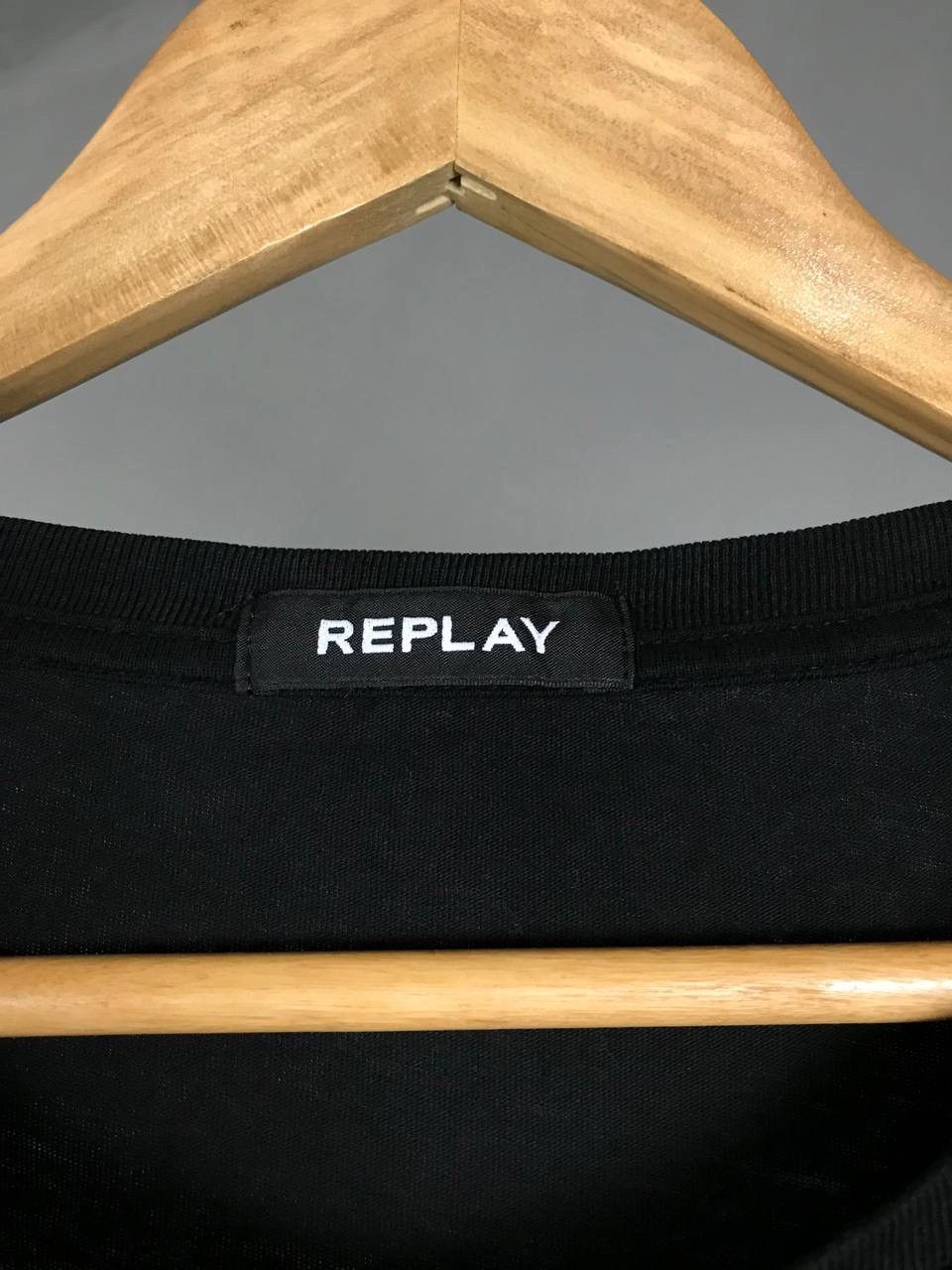 Replay Replay luxury streetwear black tee Size US XL / EU 56 / 4 - 4 Thumbnail