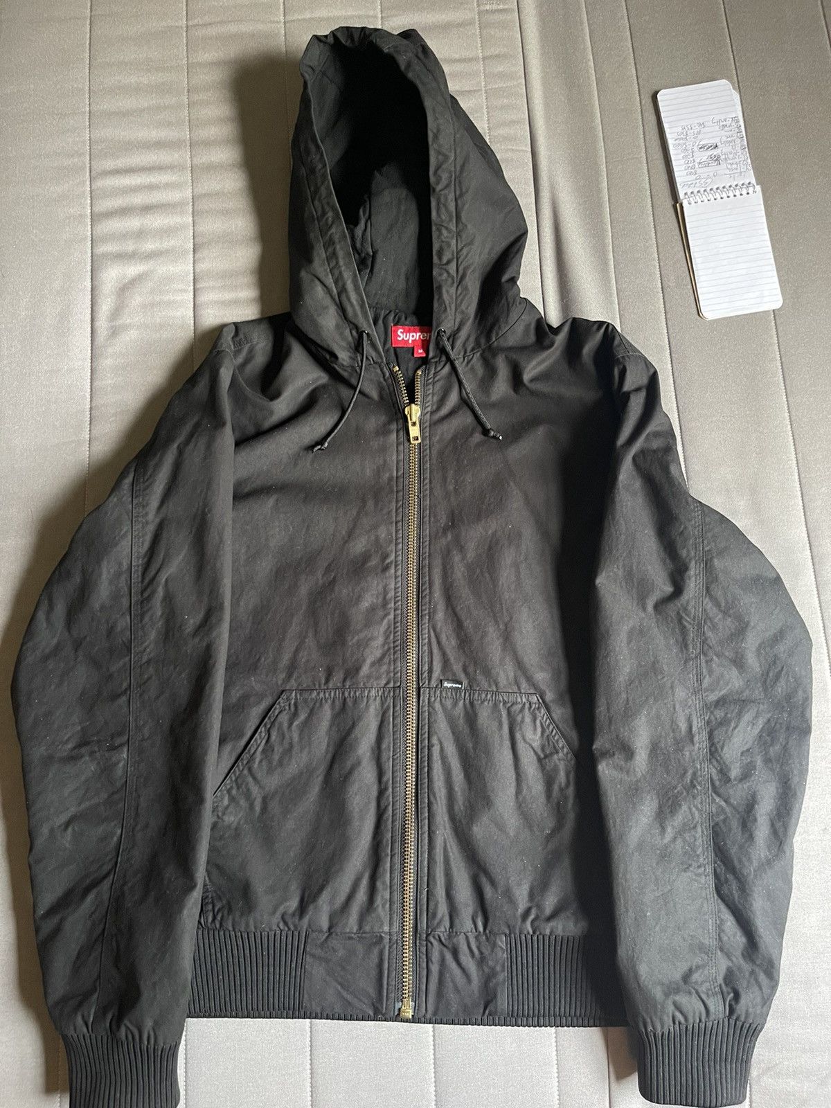 Supreme Supreme x British Millerain F/W 2009 Waxed Work Jacket | Grailed