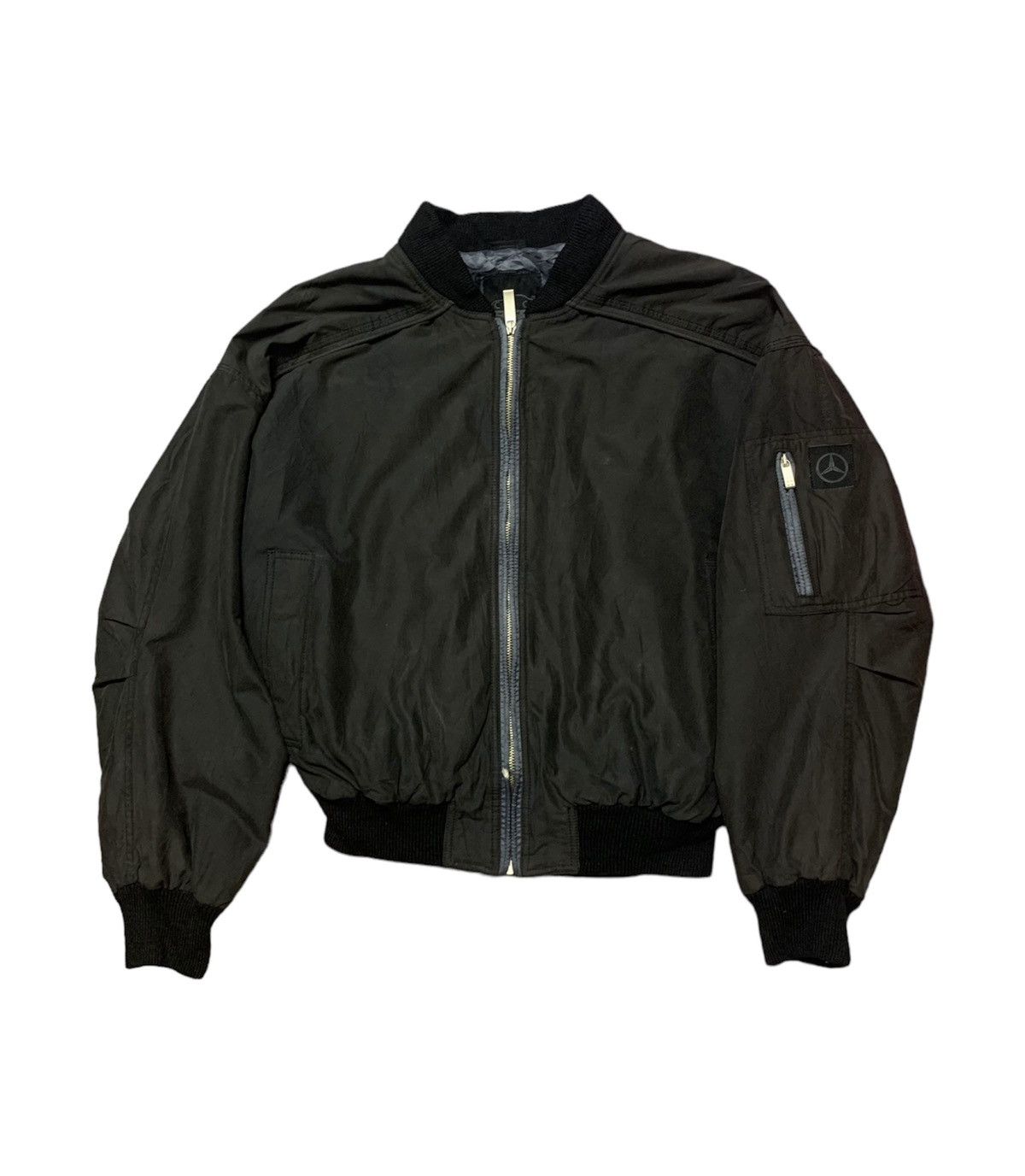 Mercedes-Benz VINTAGE MERCEDES BENZ BOMBER JACKET MADE IN ITALY Size US M / EU 48-50 / 2 - 1 Thumbnail