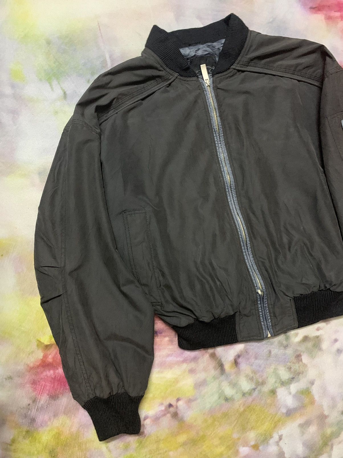 Mercedes-Benz VINTAGE MERCEDES BENZ BOMBER JACKET MADE IN ITALY Size US M / EU 48-50 / 2 - 4 Thumbnail