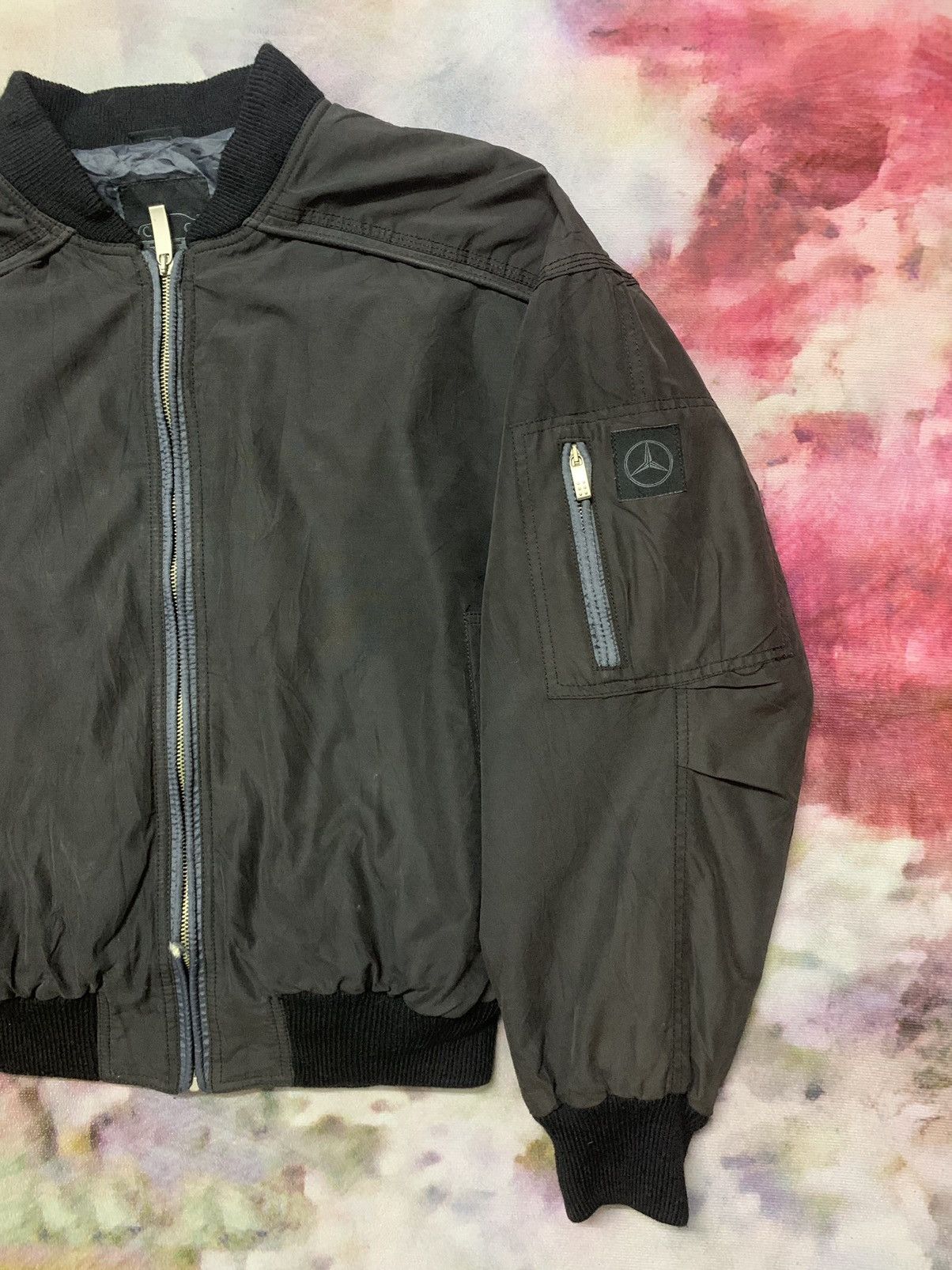 Mercedes-Benz VINTAGE MERCEDES BENZ BOMBER JACKET MADE IN ITALY Size US M / EU 48-50 / 2 - 3 Thumbnail