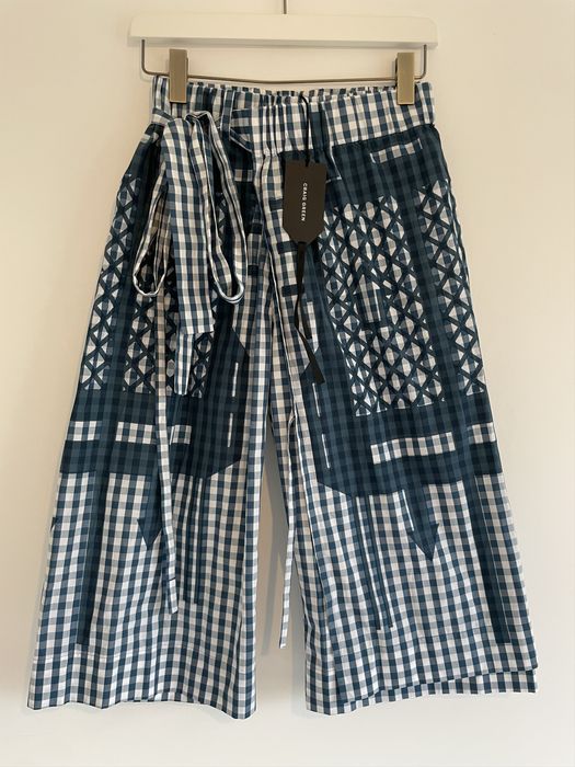 Craig Green SS20 Flatpack Layered Gingham Track Shorts Size US 28 / EU 44 - 2 Preview