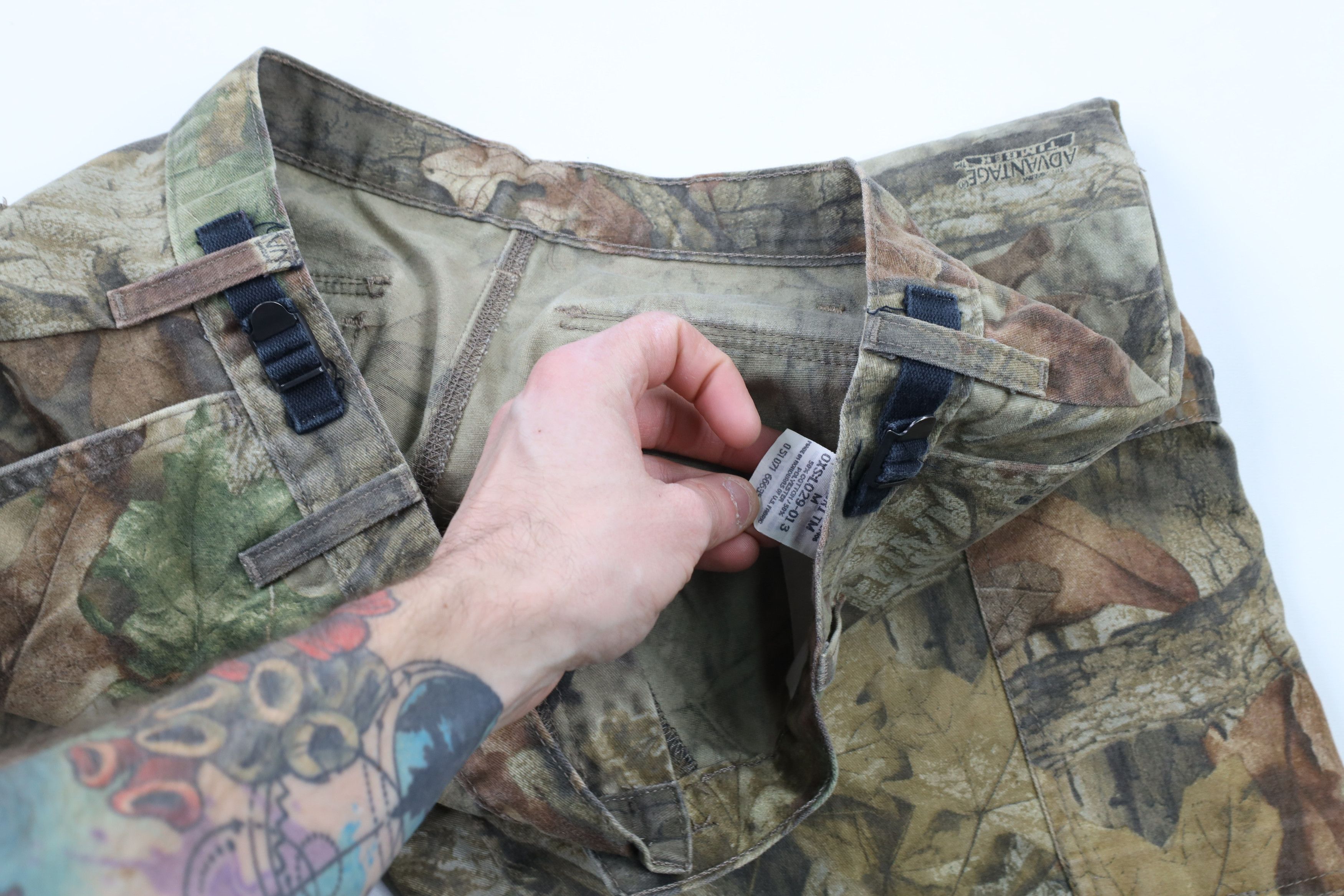 Vintage × Wrangler Vintage Streetwear Cloth Advantage Camouflage Cargo Pants Size US 34 / EU 50 - 7 Thumbnail