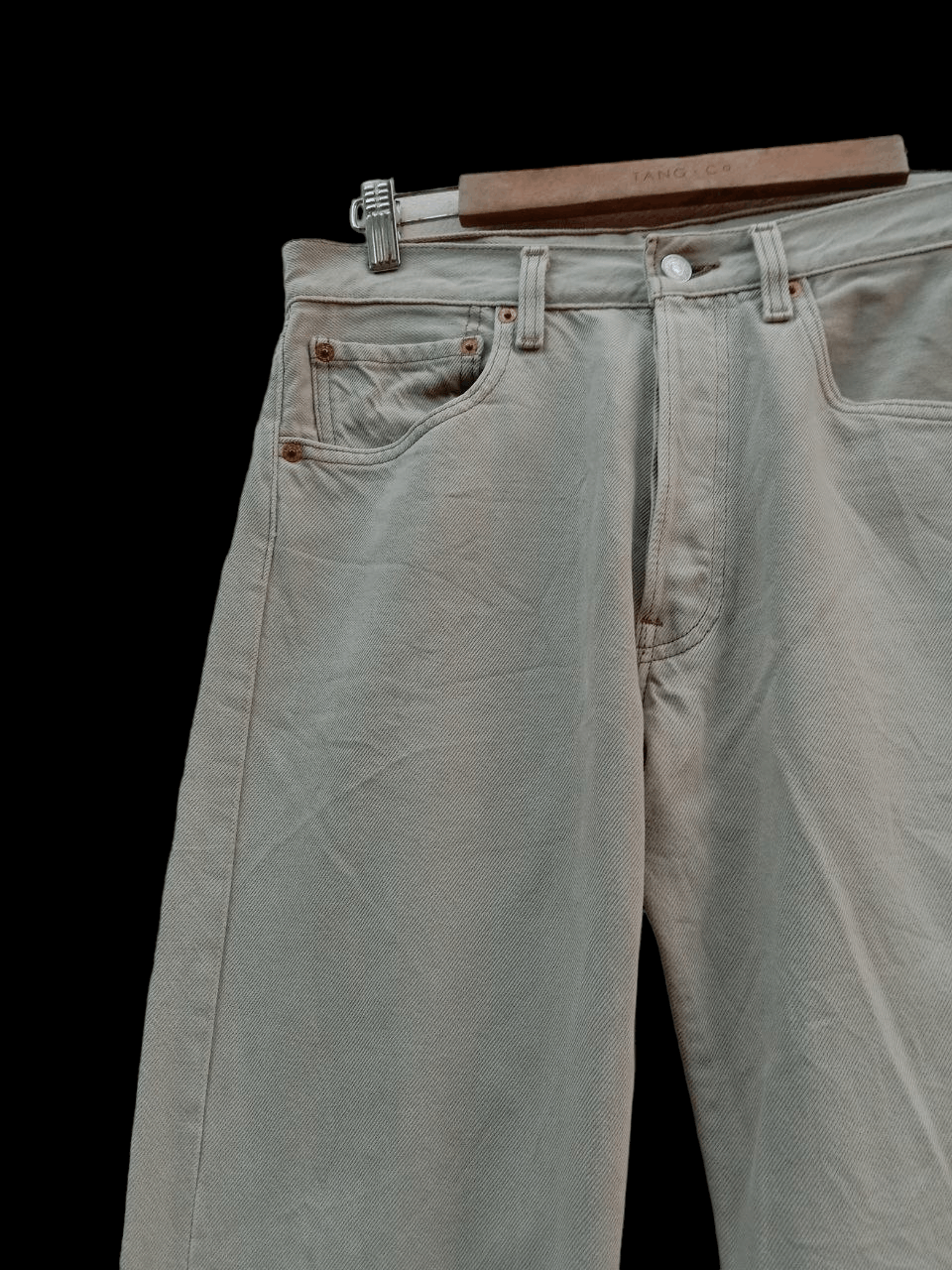 Levi's Vintage 90s Levi’s 501 Distressed Denim Jeans Size US 30 / EU 46 - 4 Thumbnail