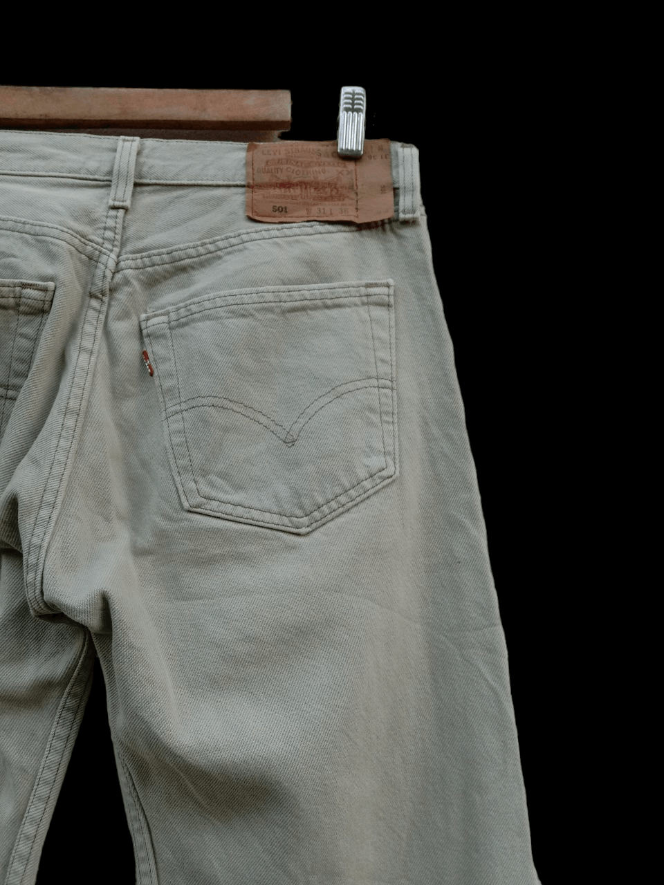 Levi's Vintage 90s Levi’s 501 Distressed Denim Jeans Size US 30 / EU 46 - 15 Thumbnail