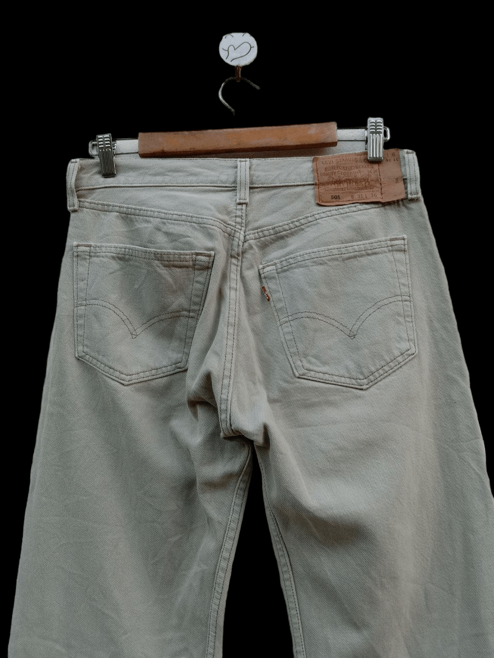 Levi's Vintage 90s Levi’s 501 Distressed Denim Jeans Size US 30 / EU 46 - 11 Thumbnail