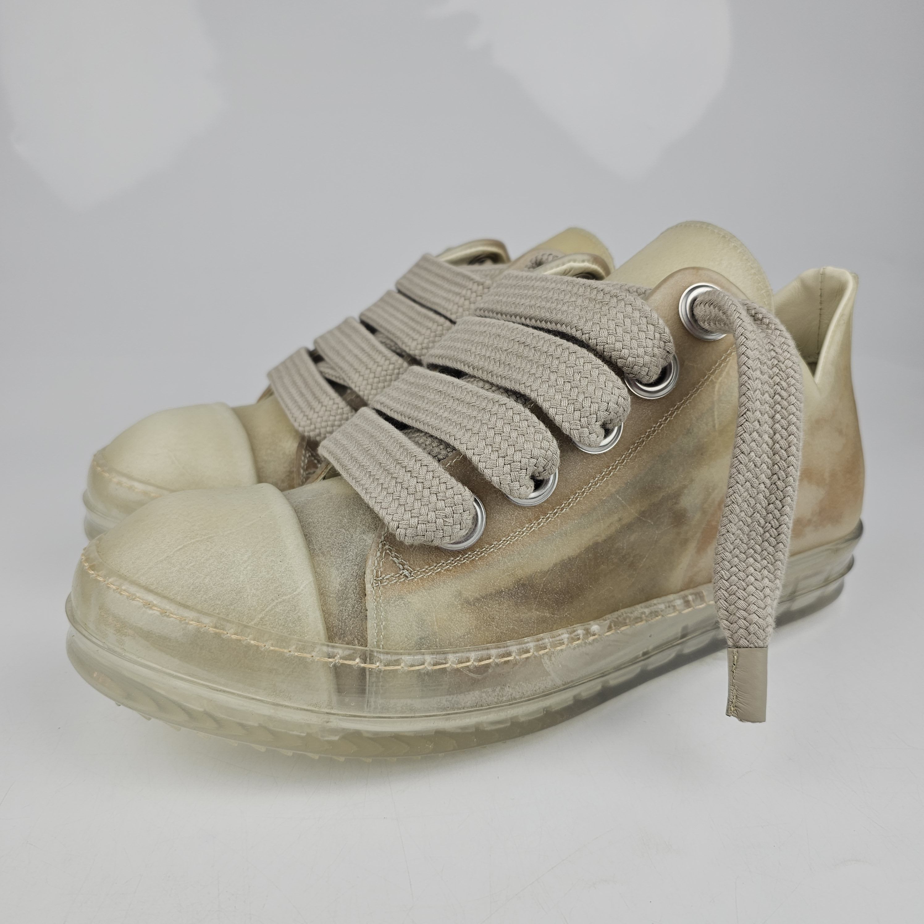 Rick Owens Rick Owens Phlegethon Clear Jumbo Sneakers New 42 Rick Owens Rick Owens Phlegethon Clear Jumbo Sneakers New 42