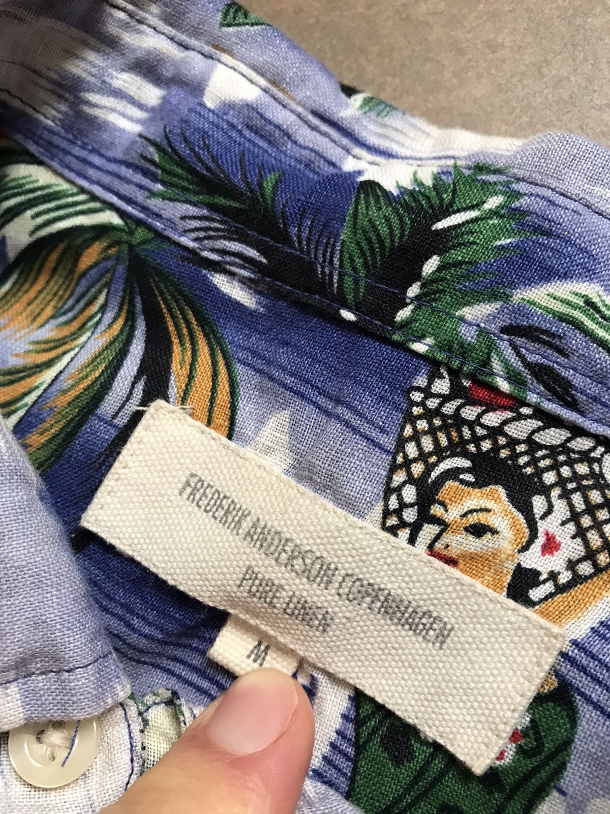 Other HAWAIIAN SHIRT FREDERIK ANDERSON LINEN Size US M / EU 48-50 / 2 - 4 Thumbnail