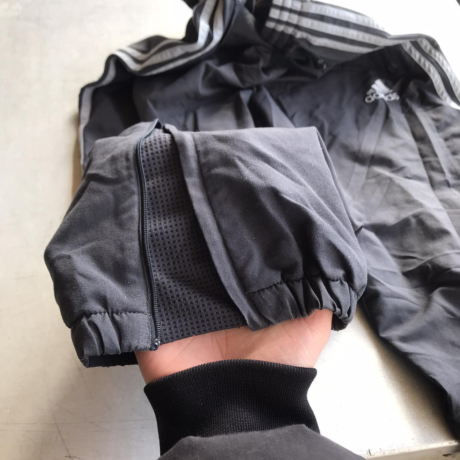 Adidas Vintage Adidas Sweatpants Y2K Drill Nylon Mans Pants Size US 41 - 5 Thumbnail
