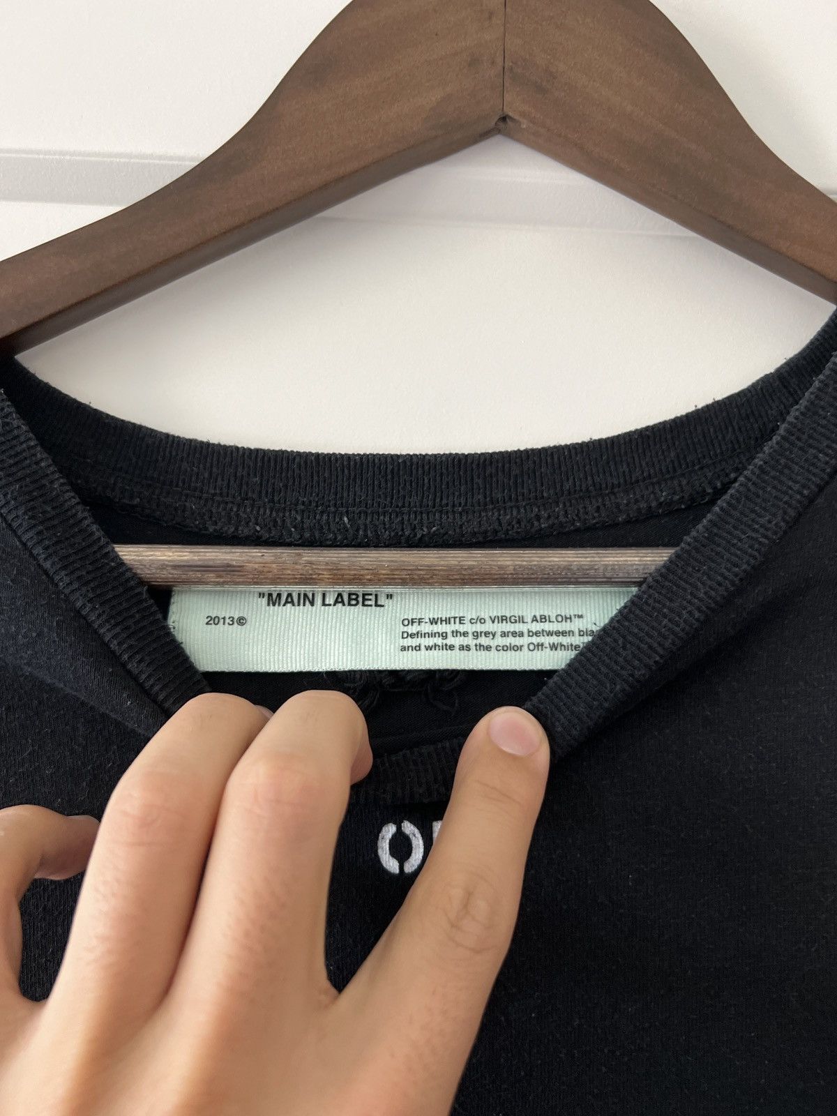 Off-White Black skeleton Tee Size US L / EU 52-54 / 3 - 3 Thumbnail