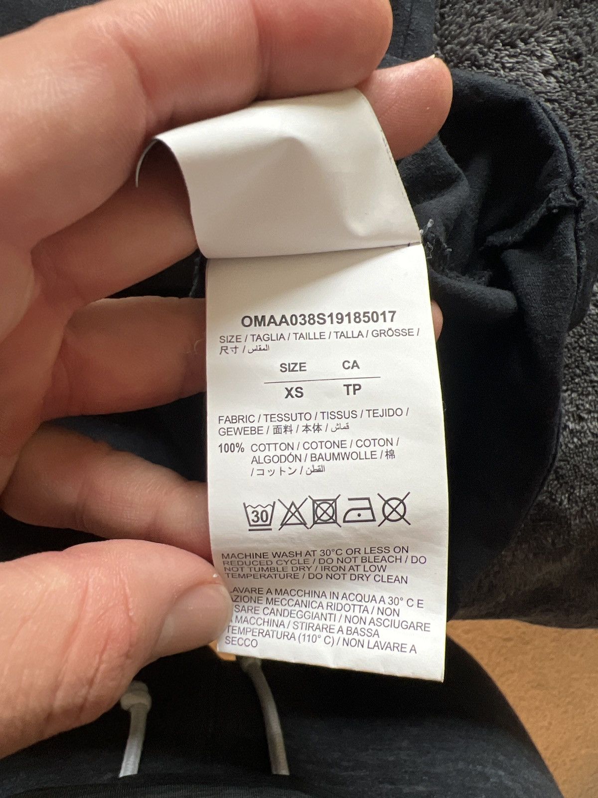 Off-White Black skeleton Tee Size US L / EU 52-54 / 3 - 5 Thumbnail