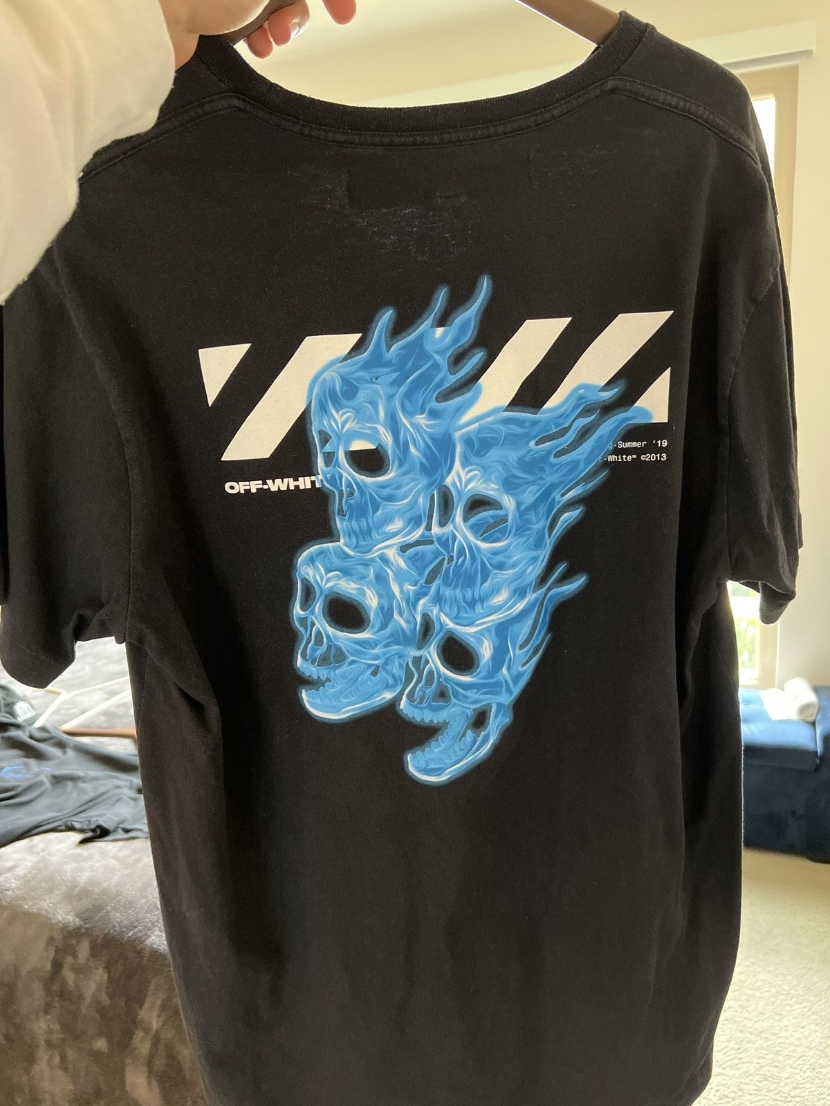 Off-White Black skeleton Tee Size US L / EU 52-54 / 3 - 1 Thumbnail