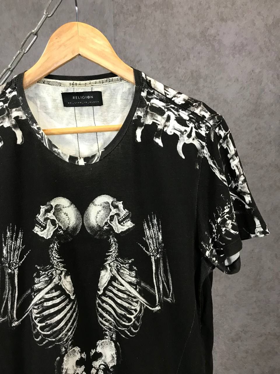 Other Religion skulls overprinted tee Size US S / EU 44-46 / 1 - 4 Thumbnail