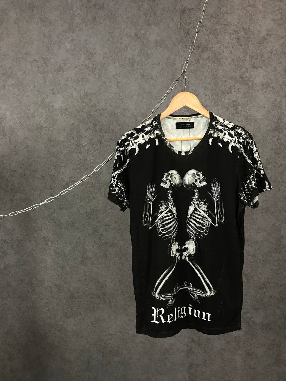 Other Religion skulls overprinted tee Size US S / EU 44-46 / 1 - 1 Thumbnail
