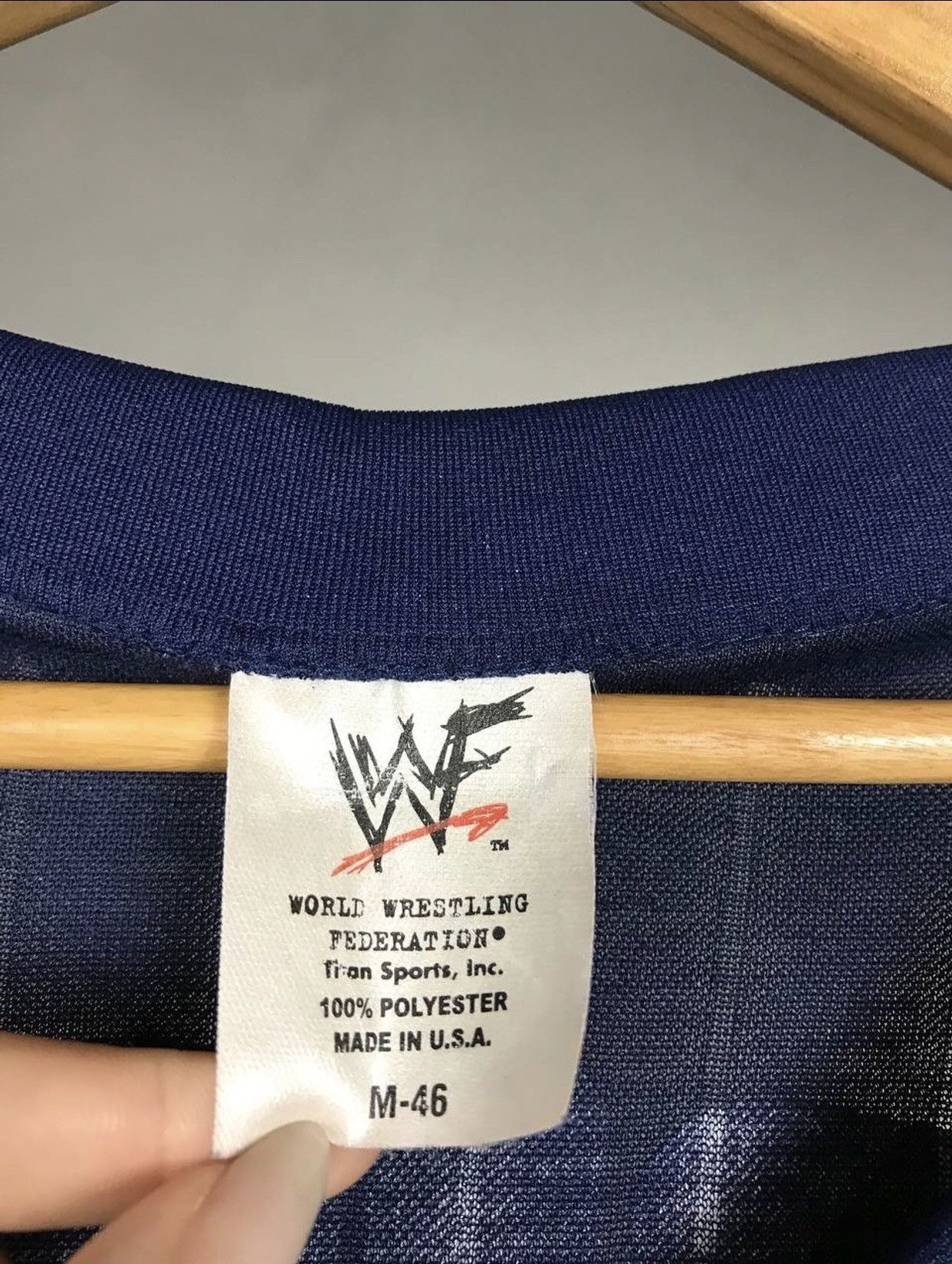 WWE Chris Jericho Y2J WWE WWF made in USA vintage tee Size US M / EU 48-50 / 2 - 3 Thumbnail