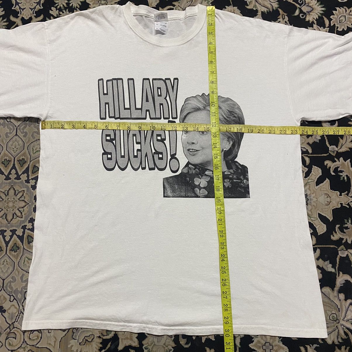 Vintage Hillary Sucks! But Not Like Monica! Size US XL / EU 56 / 4 - 7 Thumbnail