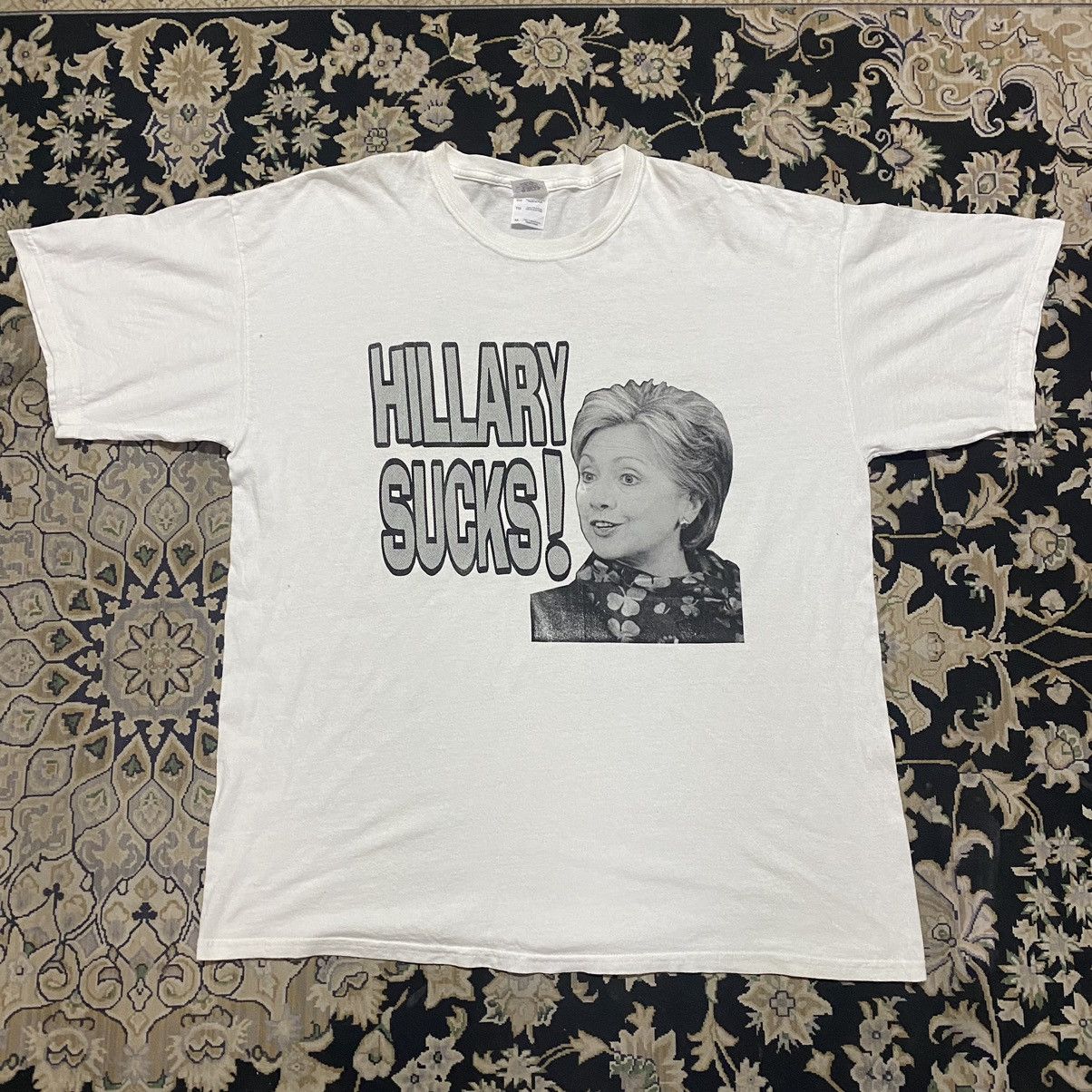 Vintage Hillary Sucks! But Not Like Monica! Size US XL / EU 56 / 4 - 3 Thumbnail