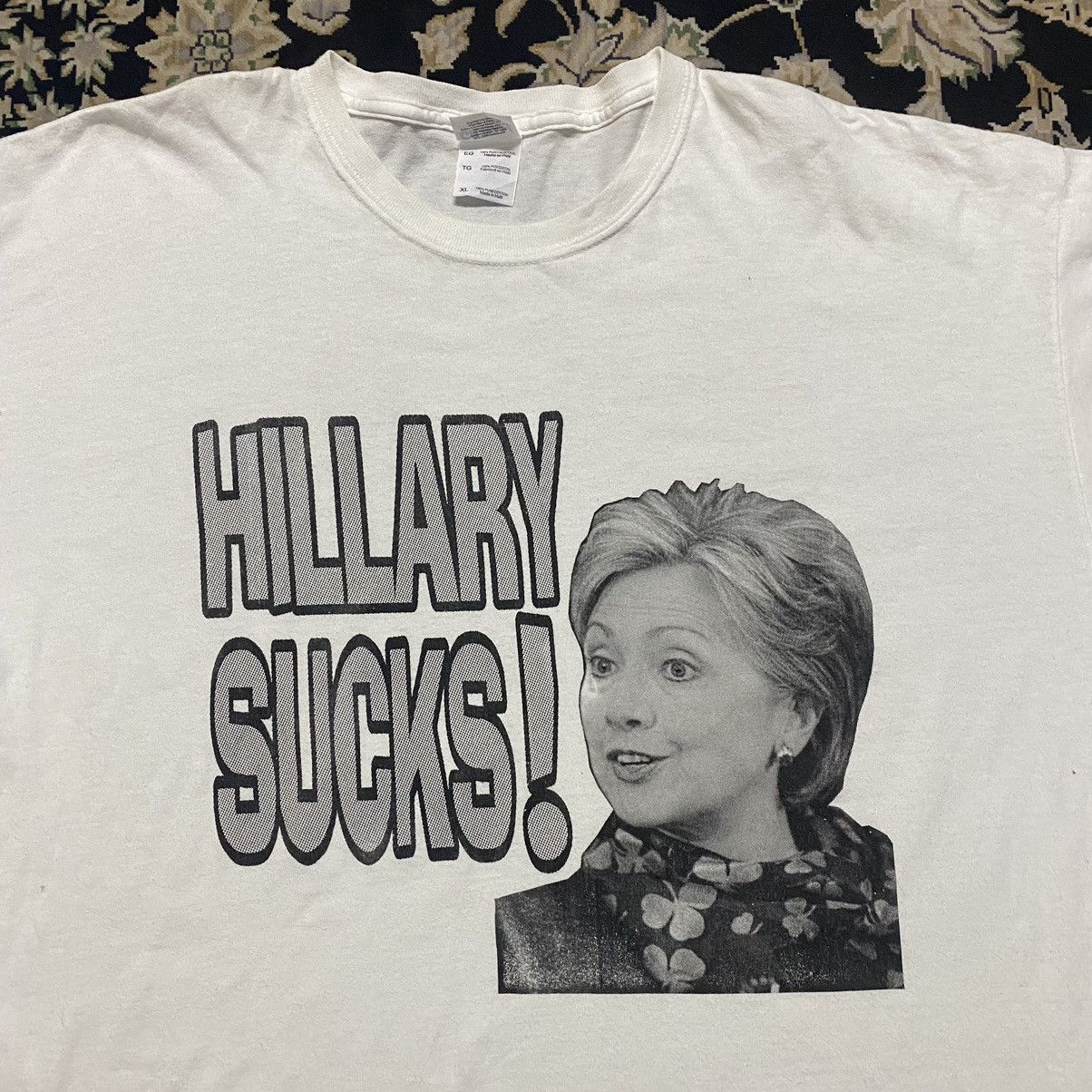 Vintage Hillary Sucks! But Not Like Monica! Size US XL / EU 56 / 4 - 4 Thumbnail