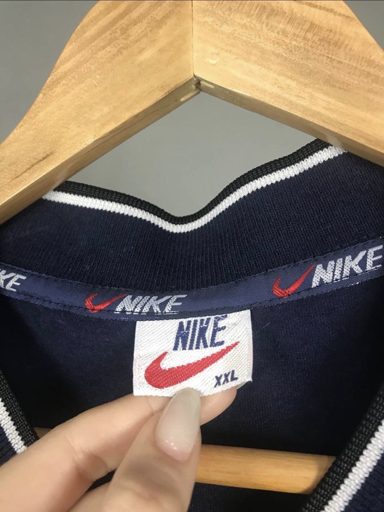 Nike × Vintage Nike swoosh streetwear vintage tee Size US XXL / EU 58 / 5 - 4 Thumbnail