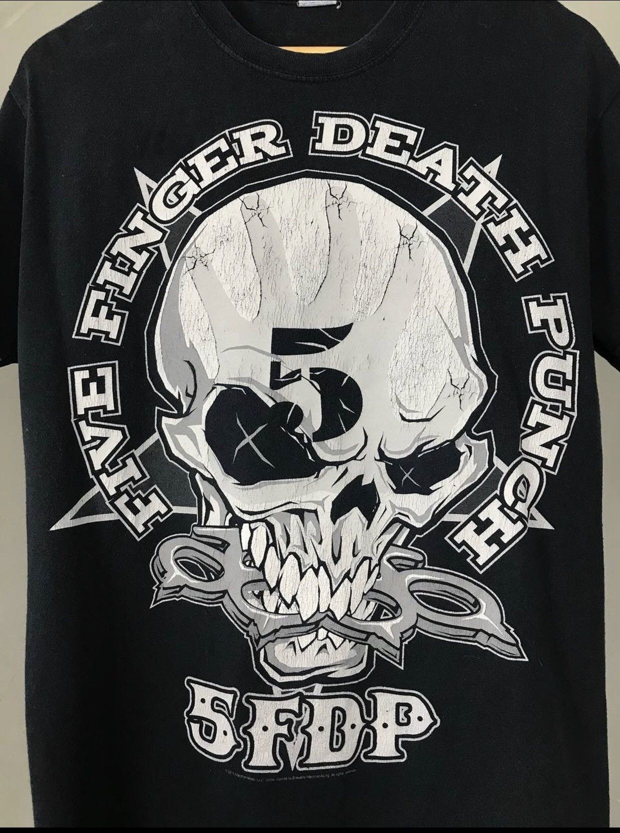 Vintage Five Finger Death Punch streetwear vintage rock tee Size US M / EU 48-50 / 2 - 6 Thumbnail