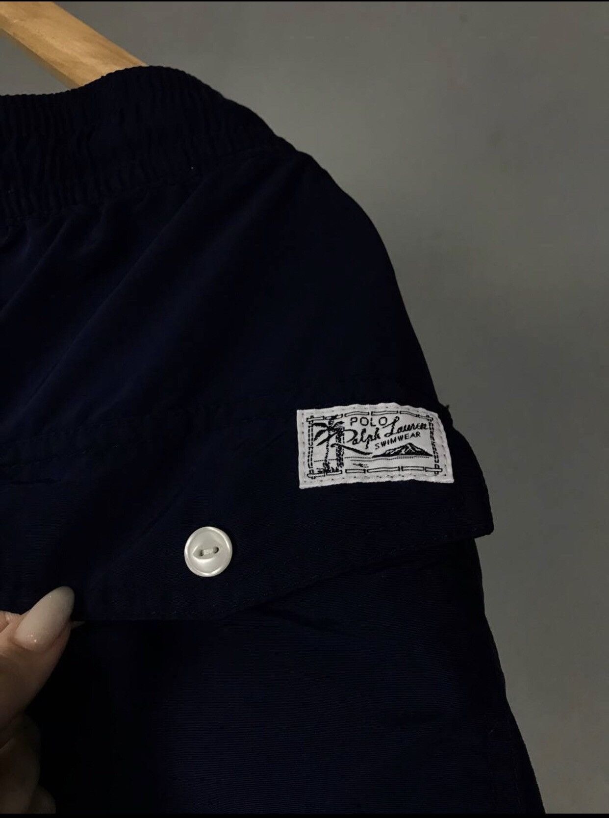 Polo Ralph Lauren Polo Ralph Lauren vintage luxury navy blue shorts Size US 38 / EU 54 - 6 Thumbnail
